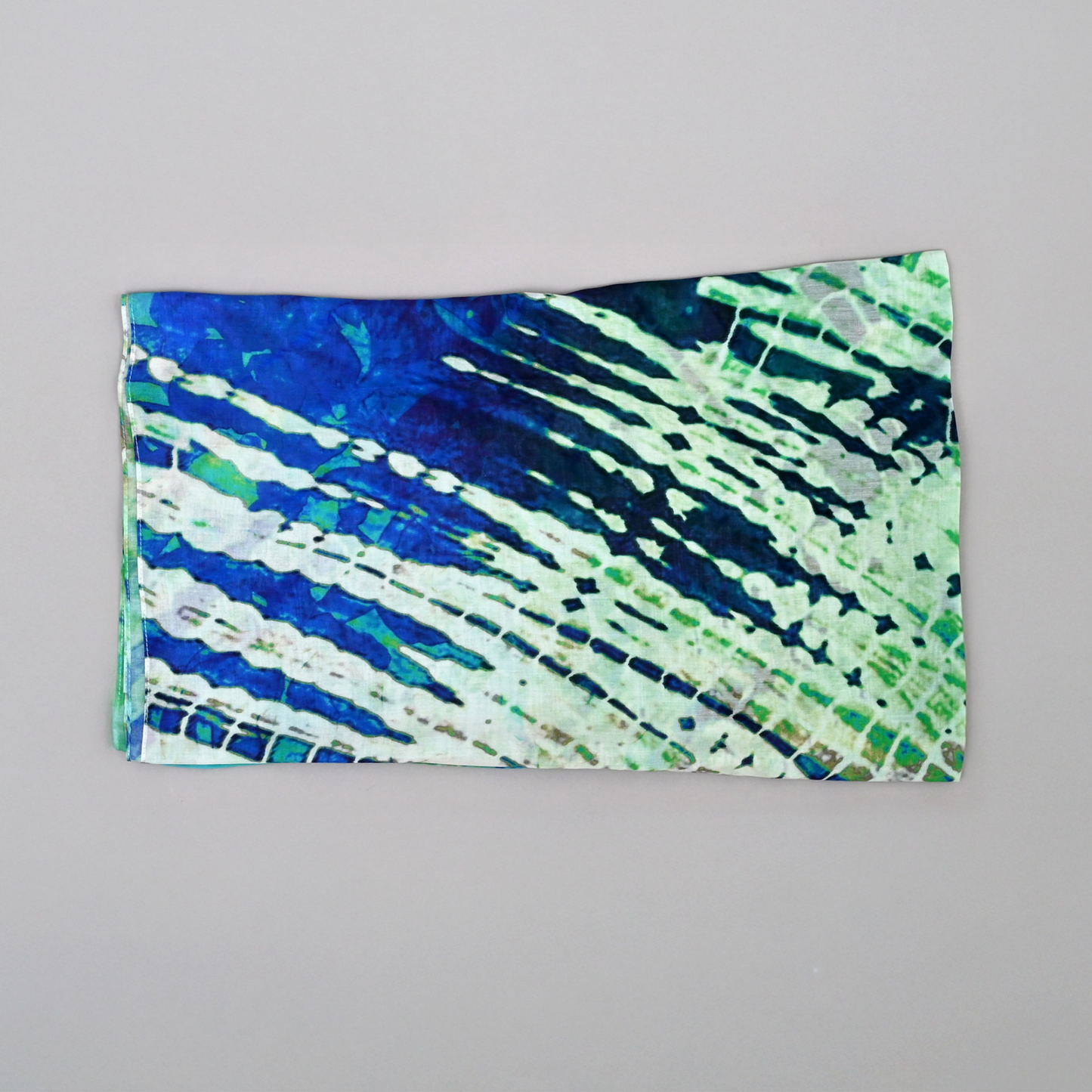 Ocean Whisper-Cotton Silk Stole