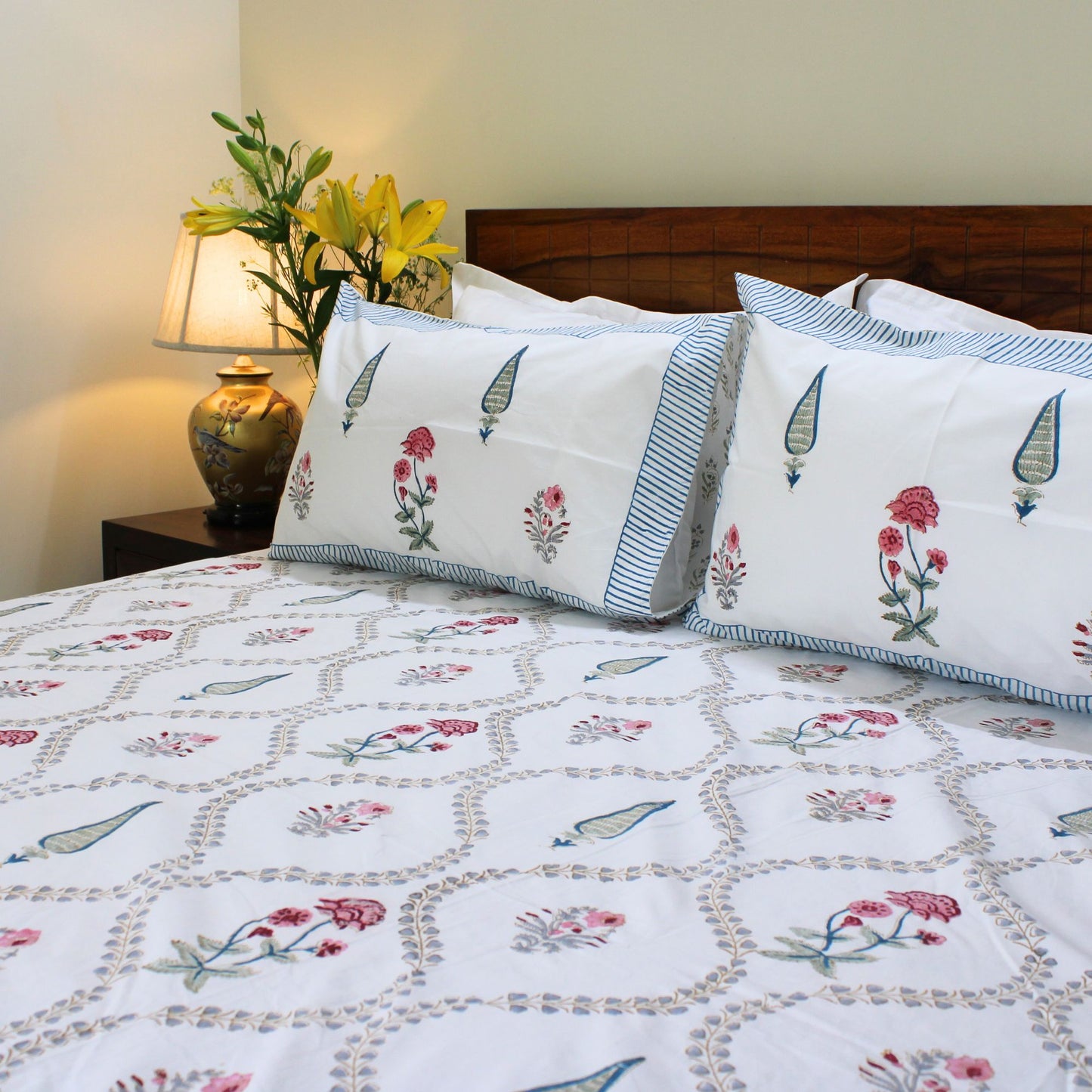 Pure Cotton, Soft , Skin Friendly , Handcrafted,King & Queen Size , artisanal