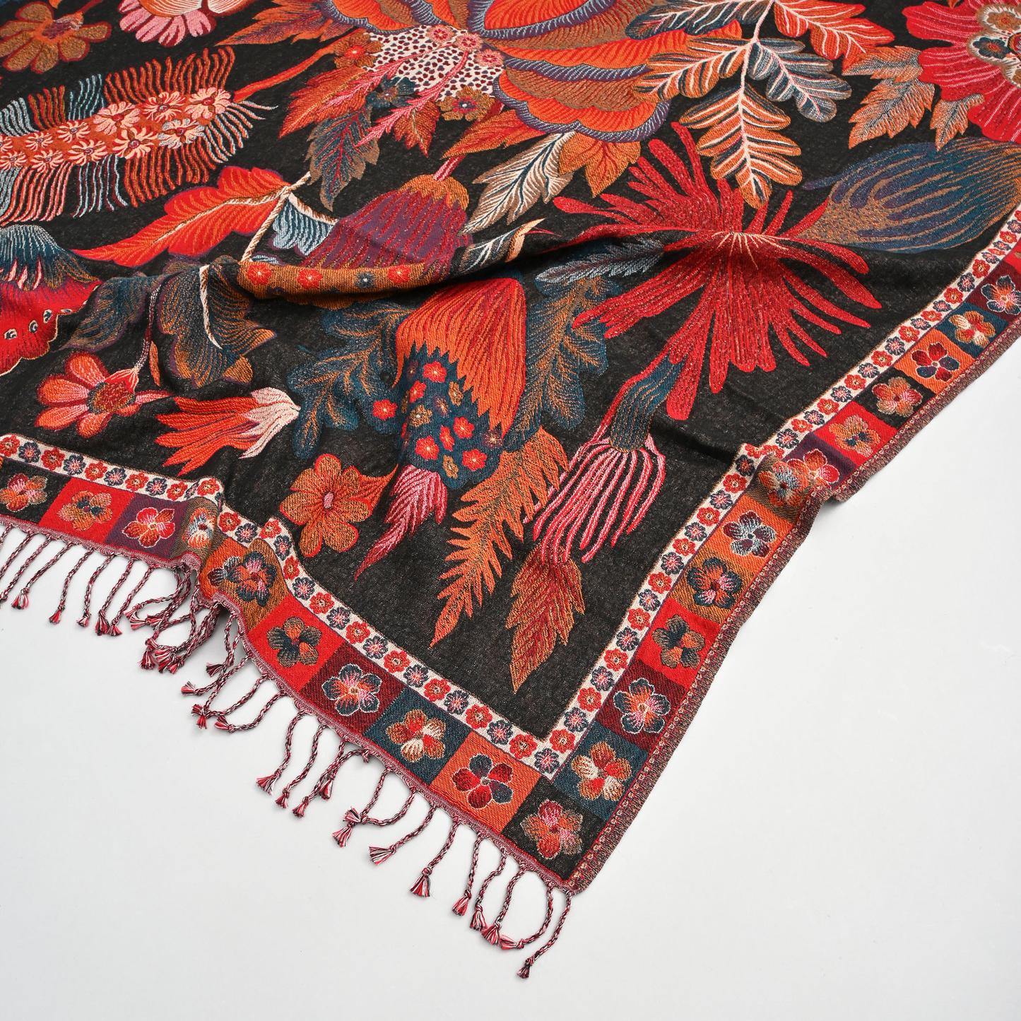 Canvas Of Fire Throw