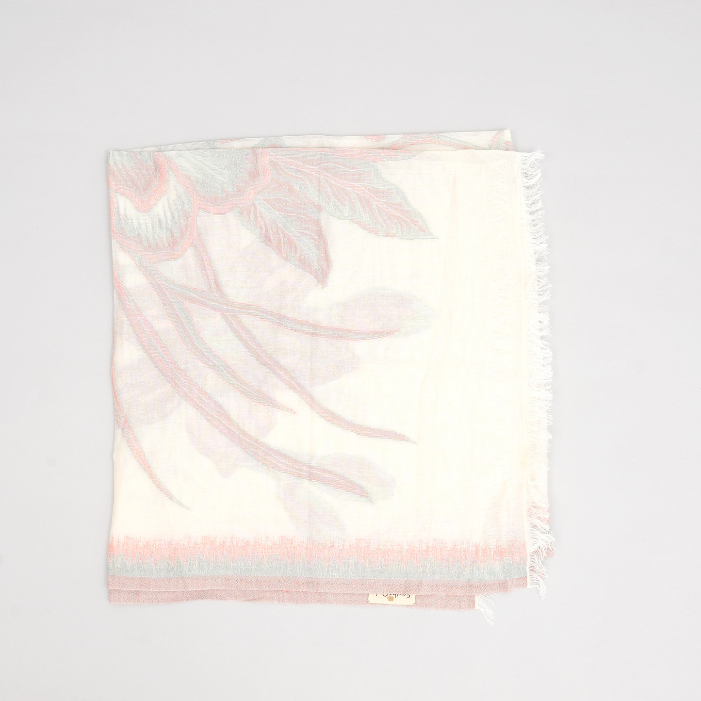Whispering Petals- Cotton Stole