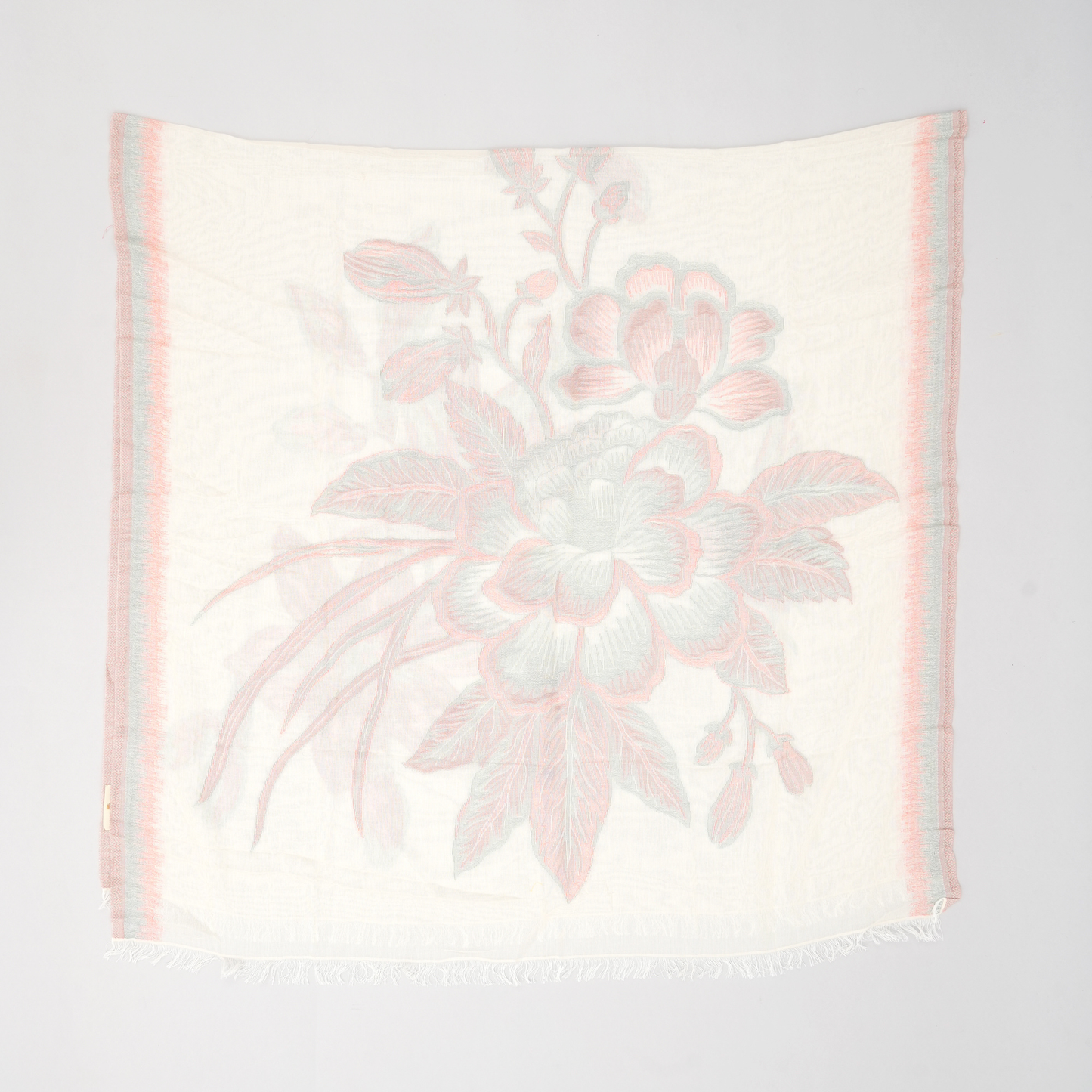 Whispering Petals- Cotton Stole