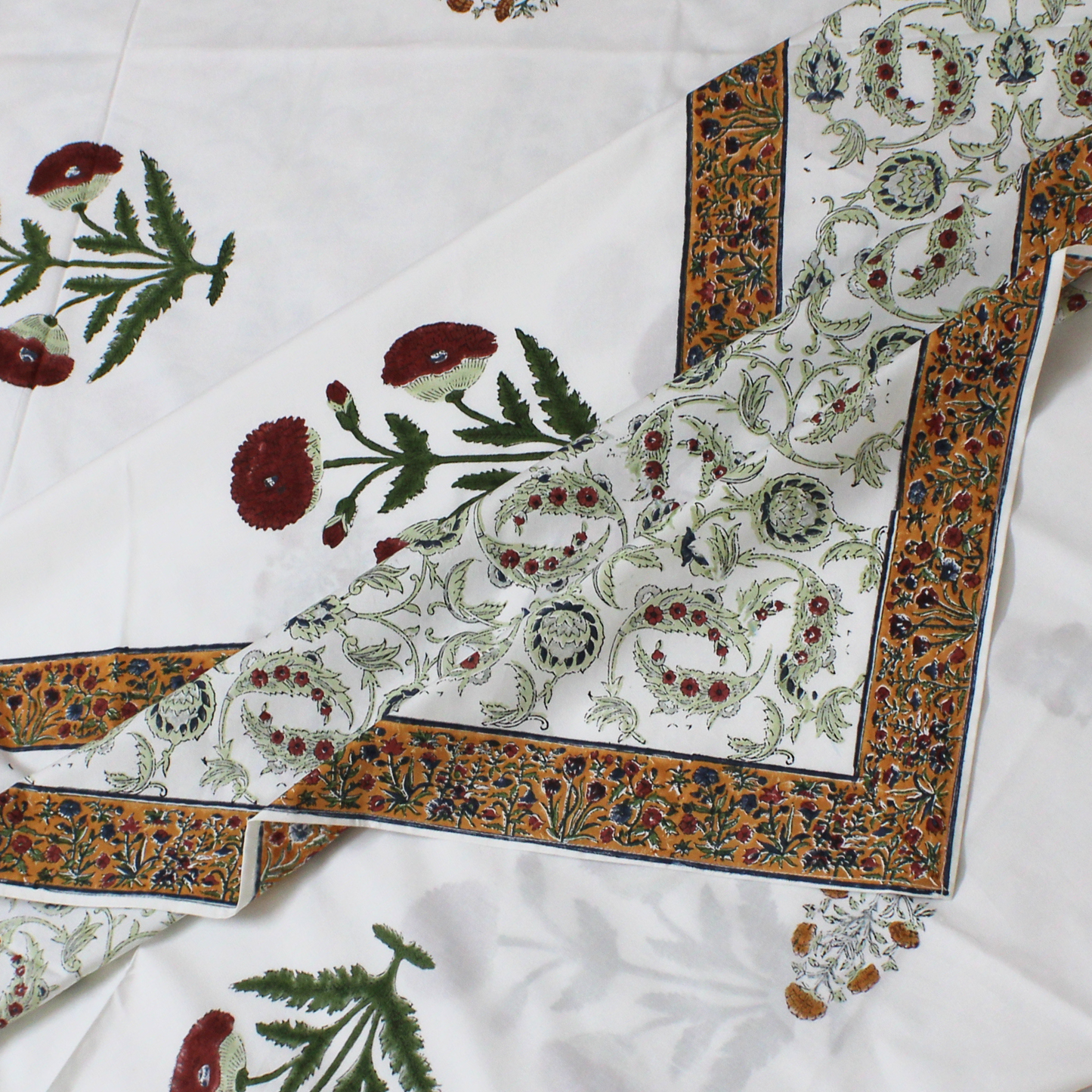 Anandbagh Handblock Bedsheet