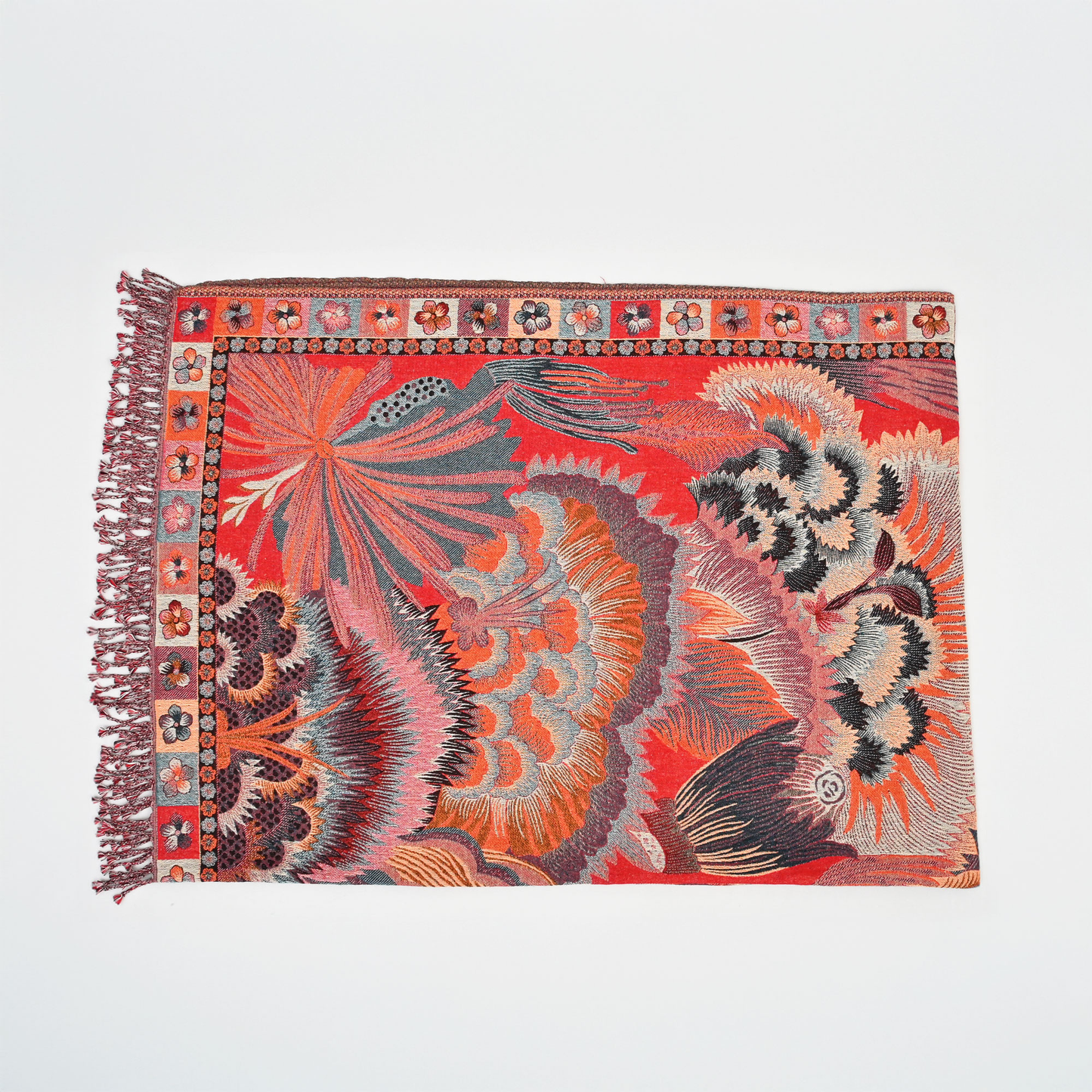 Canvas Of Fire Throw
