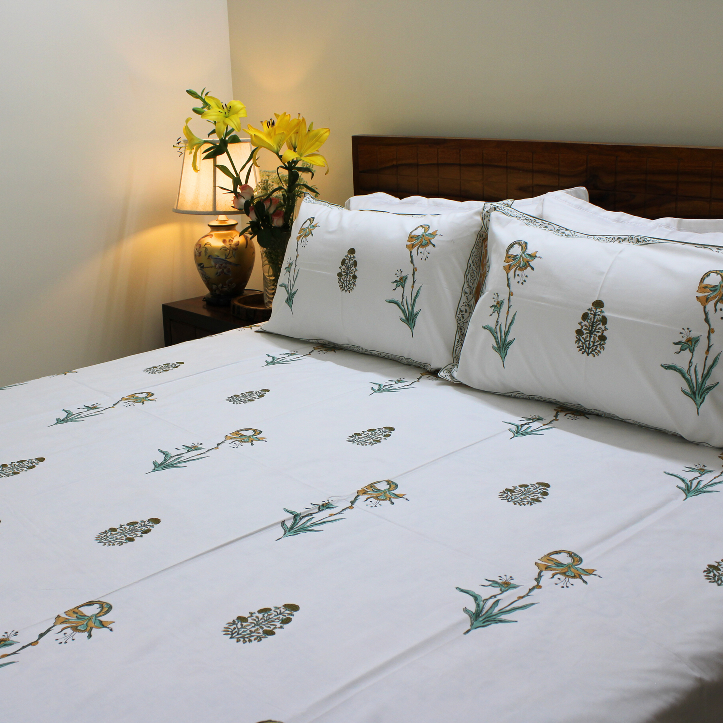 Anandbagh Handblock Bedsheet