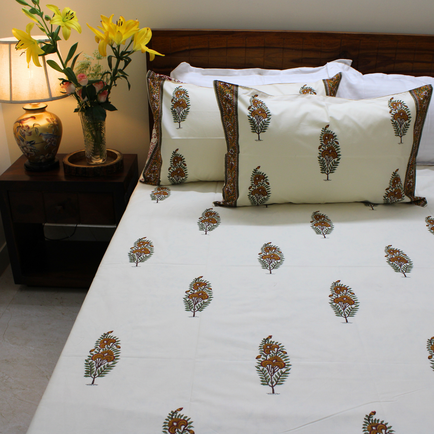 Anandbagh Handblock Bedsheet
