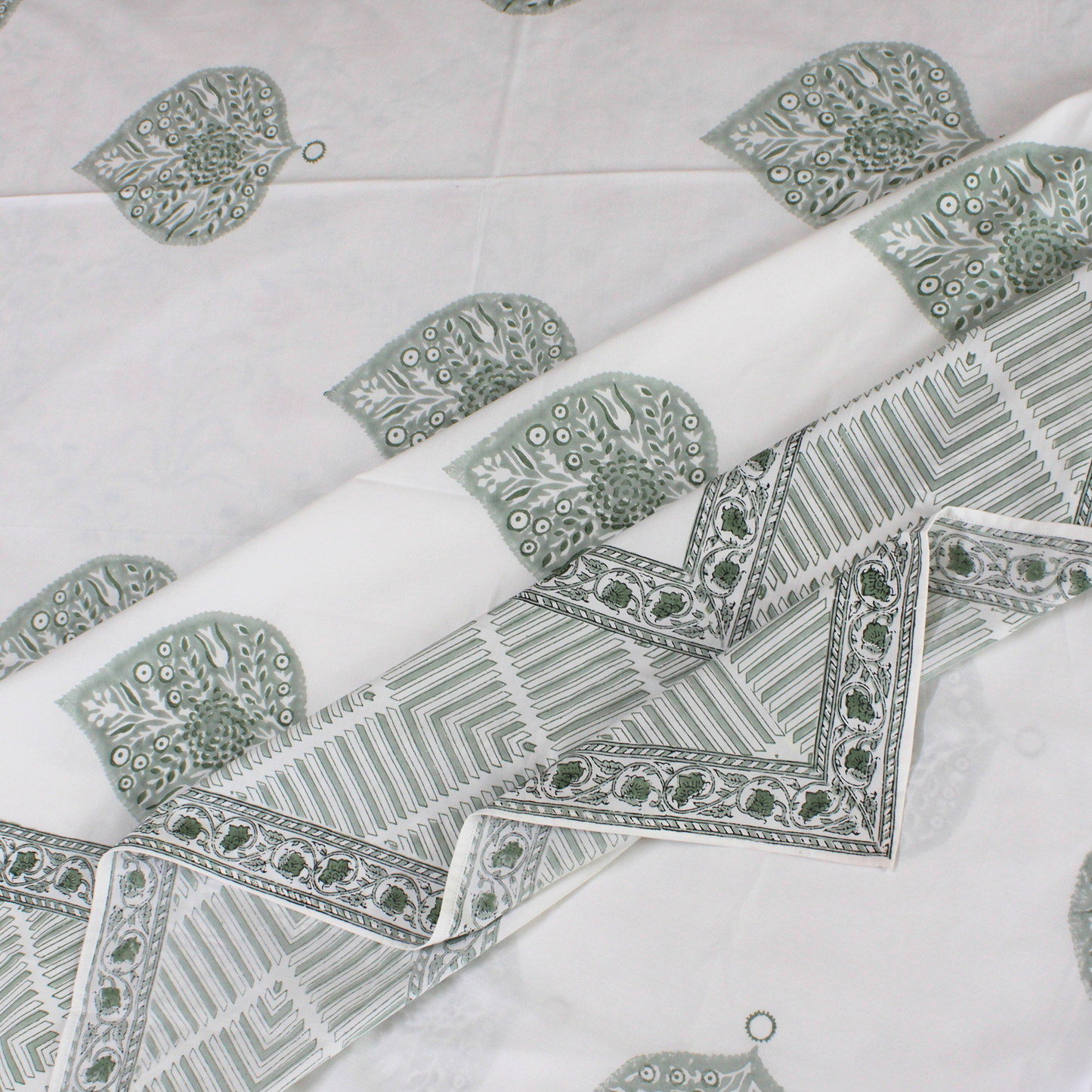 Anandbagh Handblock Bedsheet