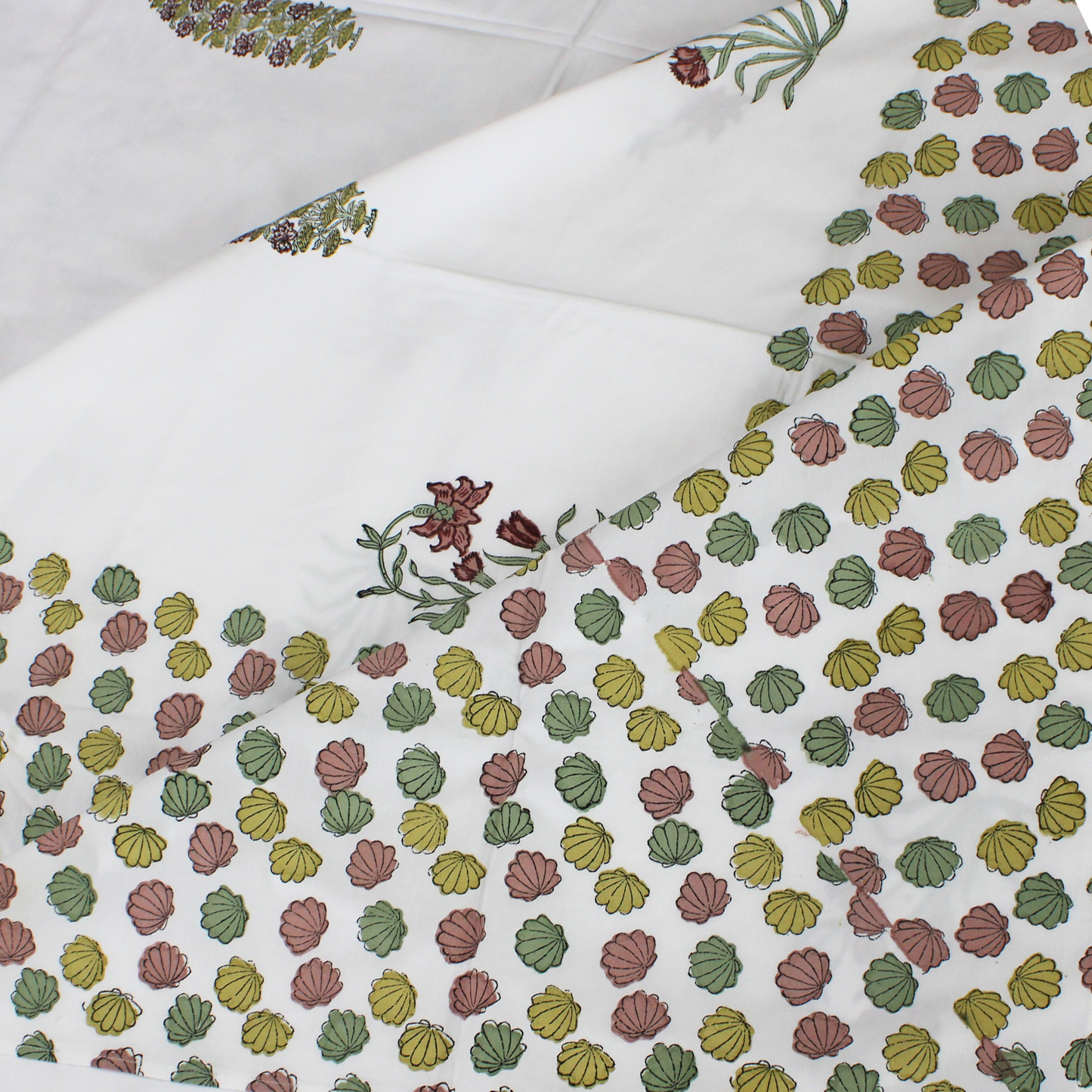 Anandbagh Handblock Bedsheet