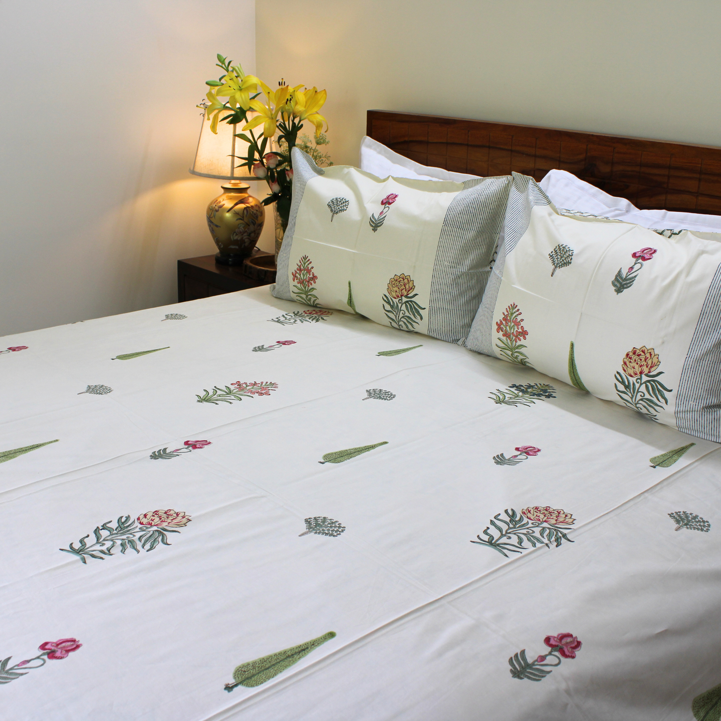Anandbagh Handblock Bedsheet