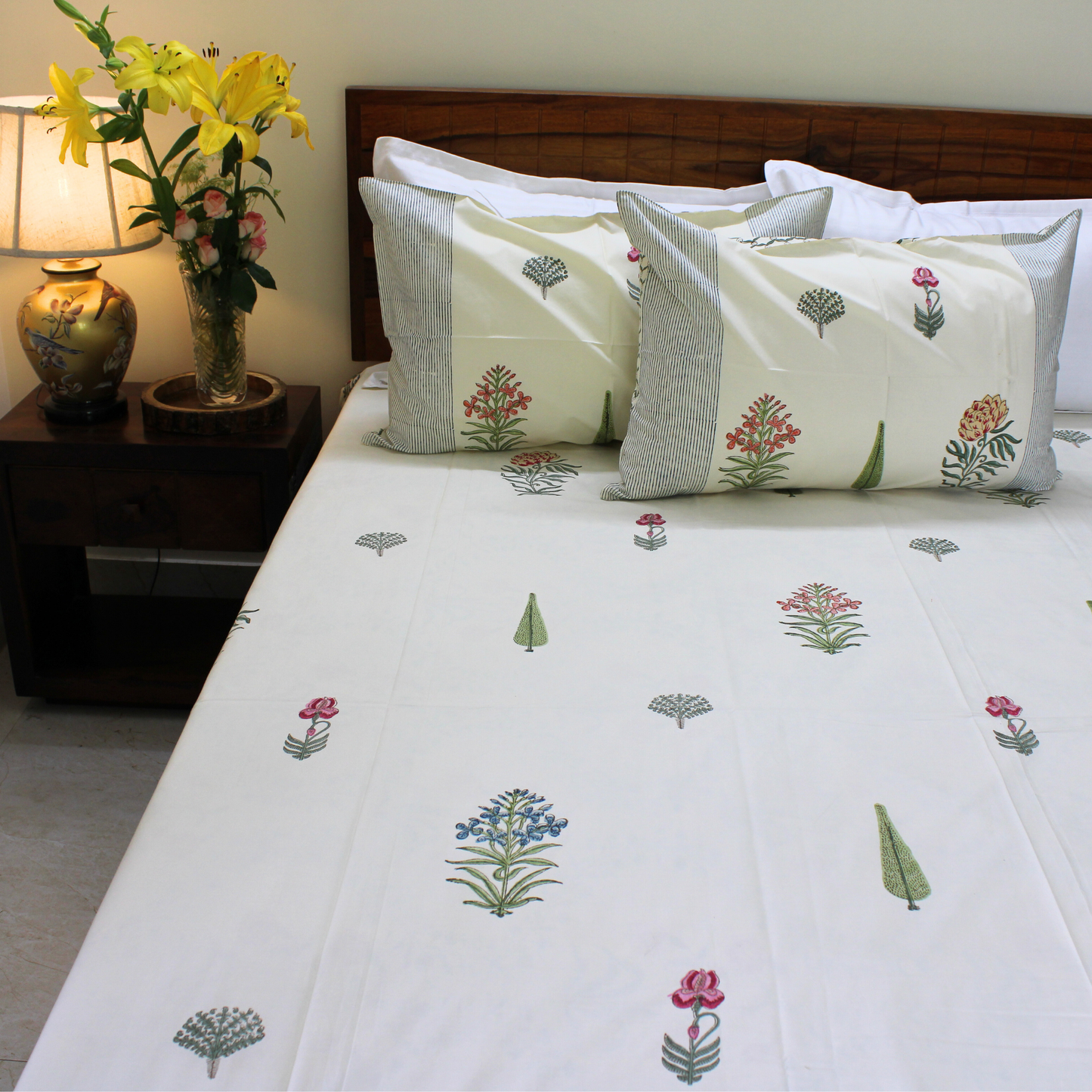 Anandbagh Handblock Bedsheet