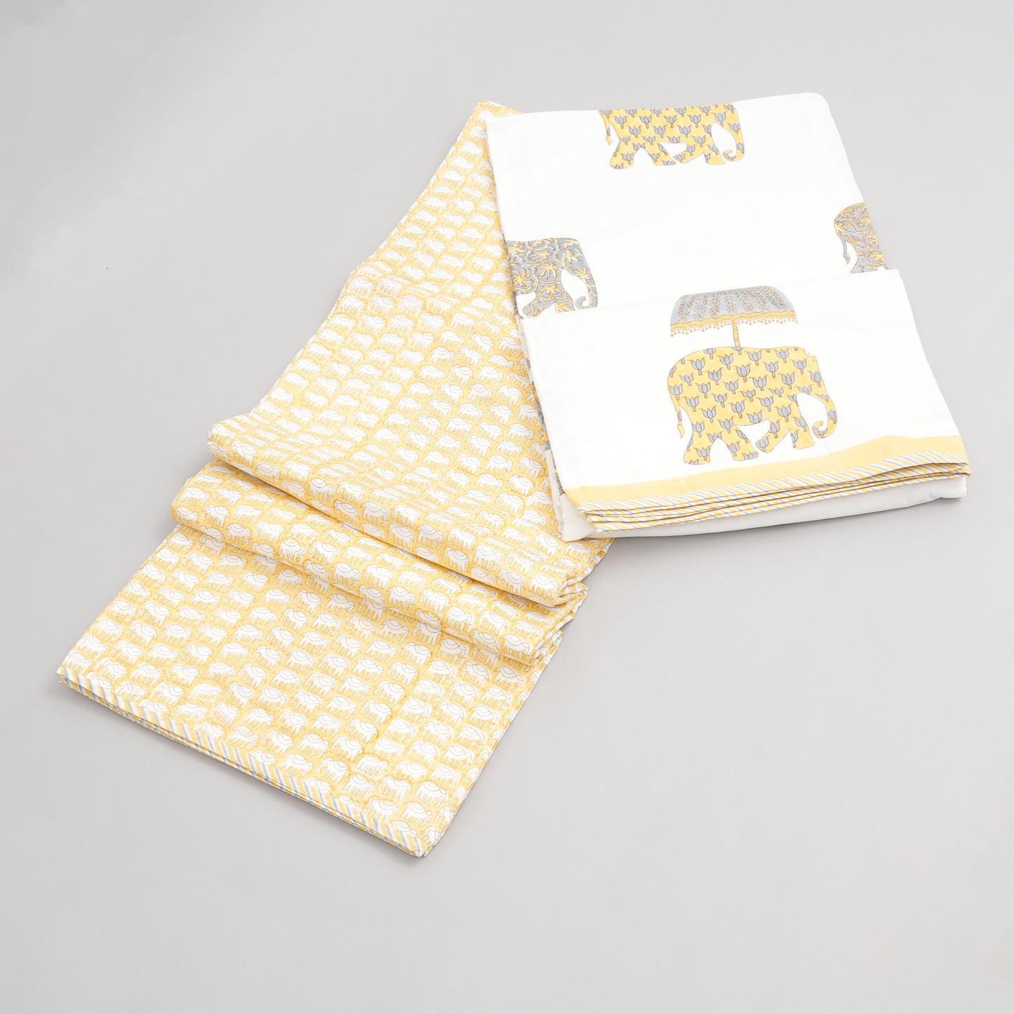 Kainaat Handblock Print Dohar Set