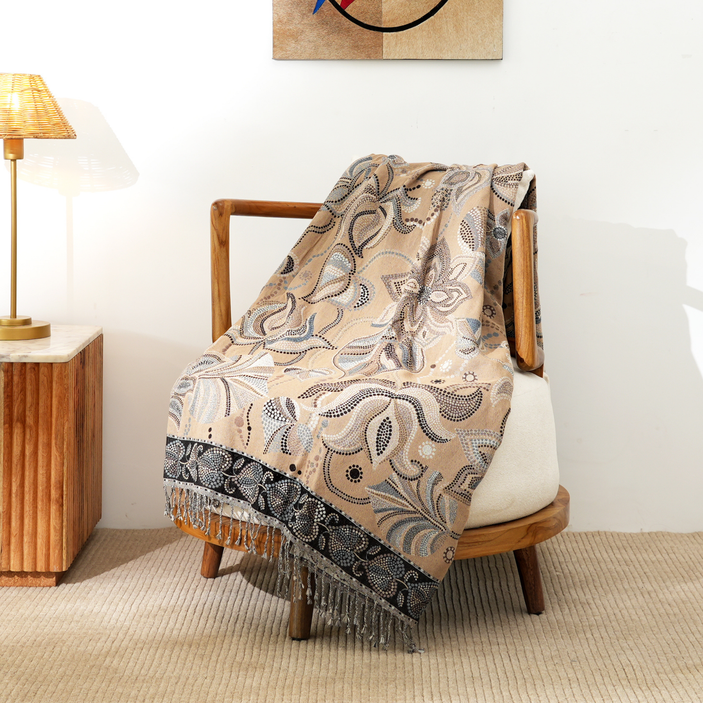 Monochrome Muse Throw