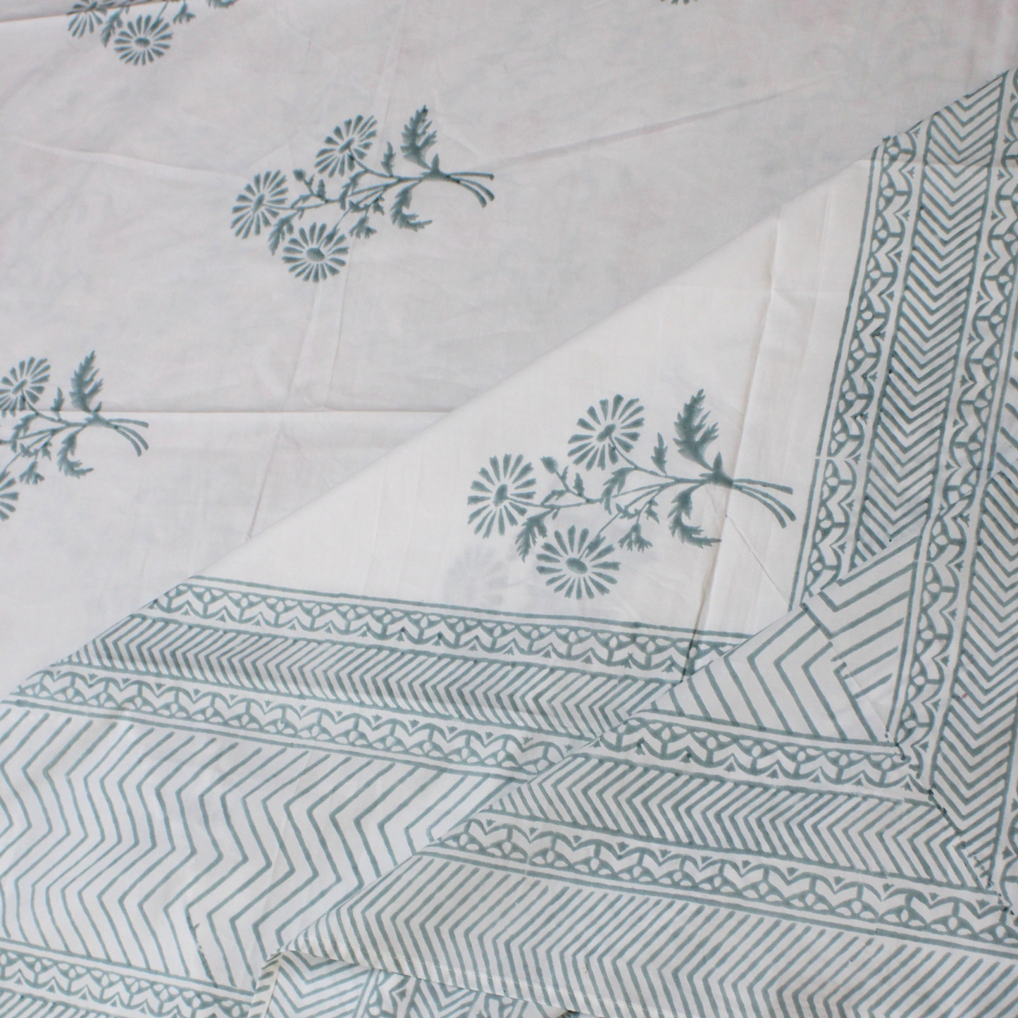 Chinar Bagh Handblock Bedsheet