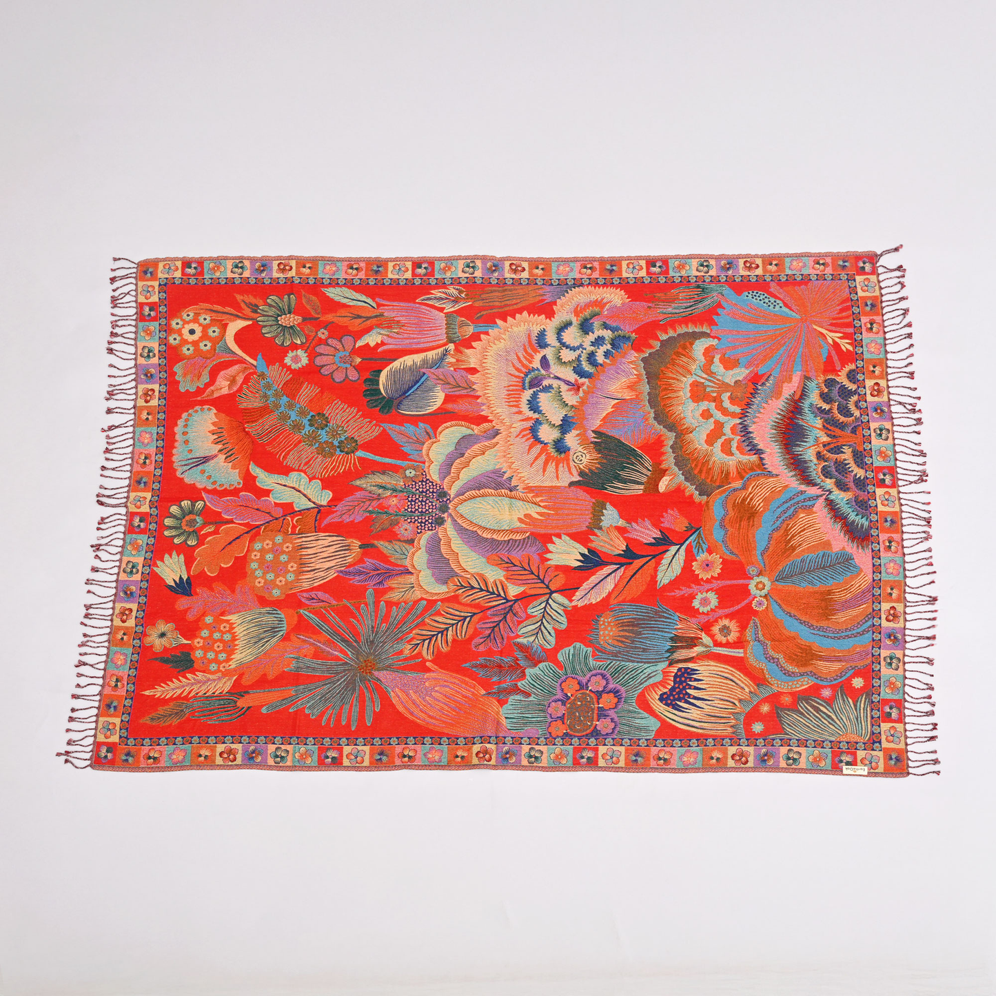 Canvas Of Fire Throw