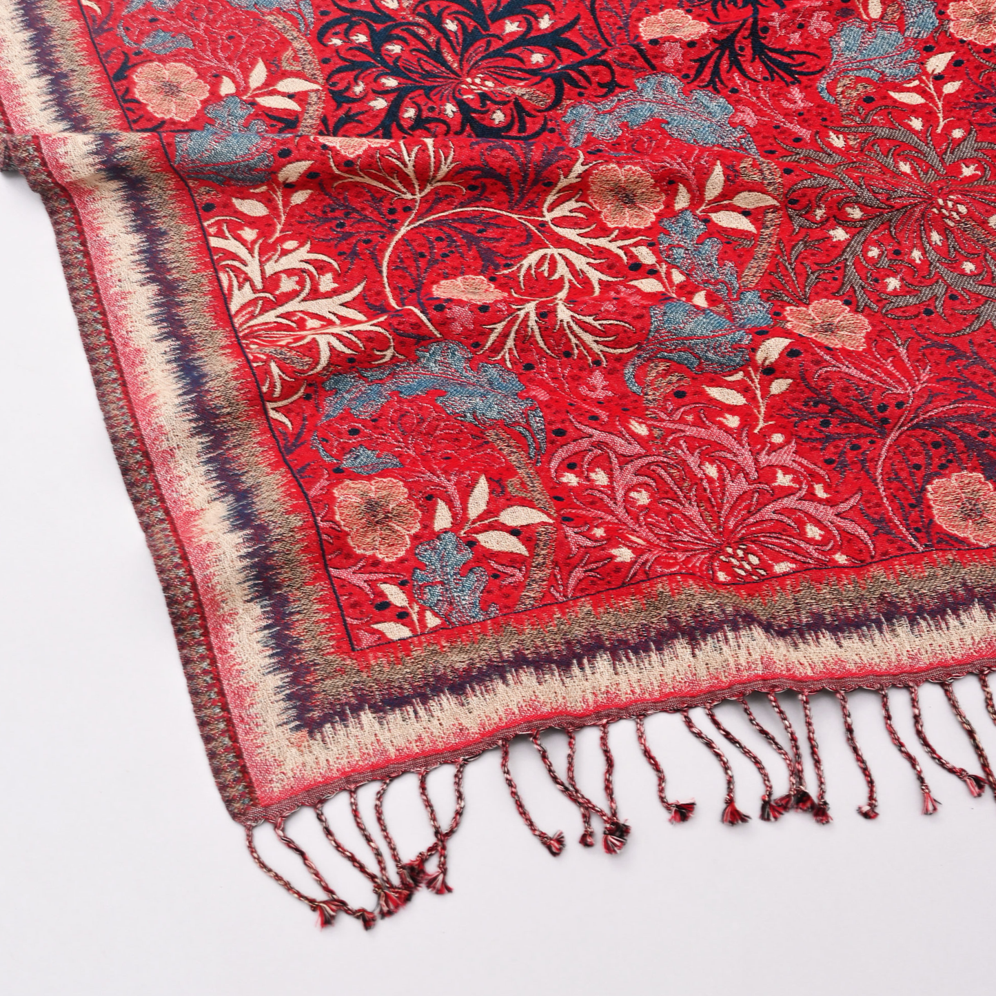 Crimson Garden Throw