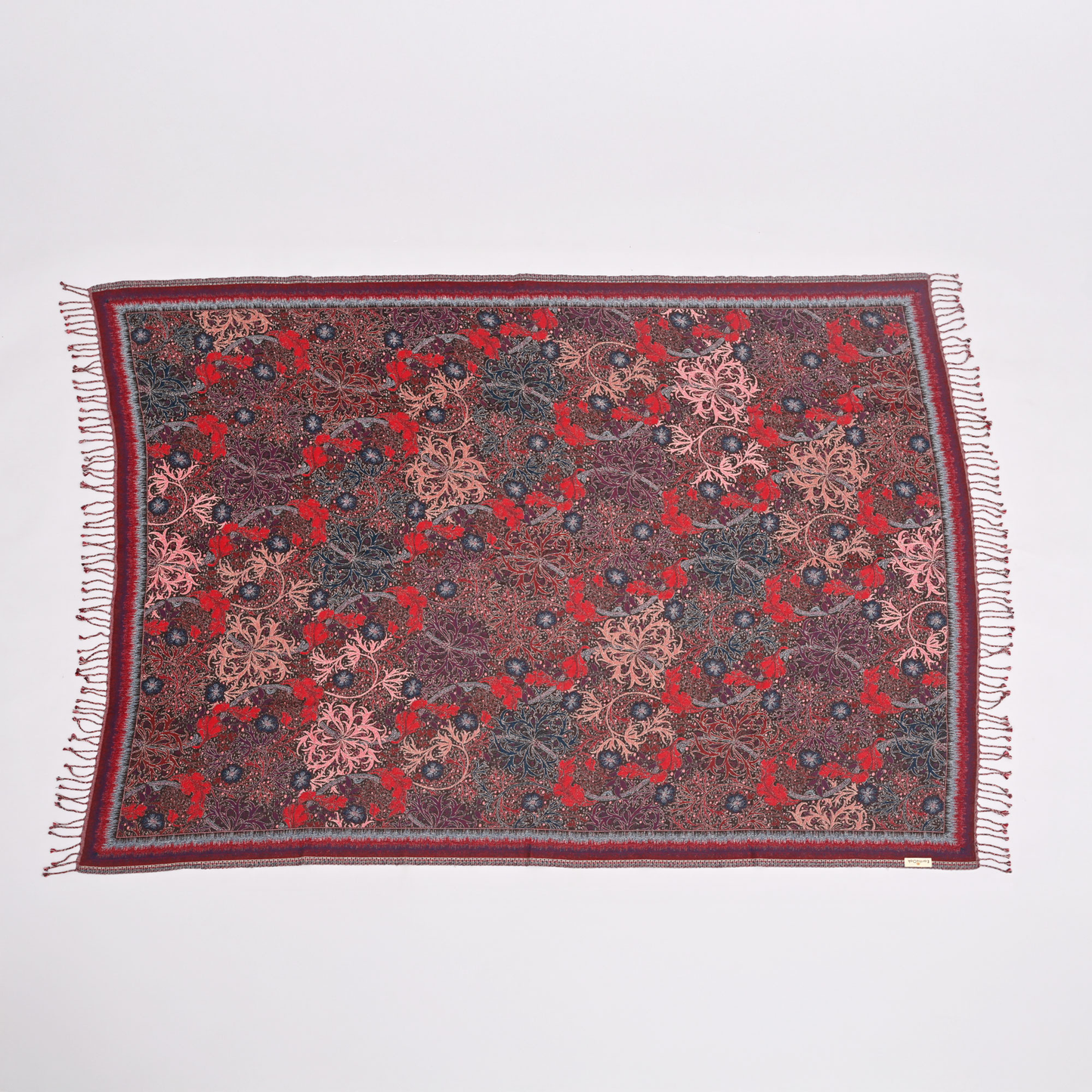 Crimson Garden Throw