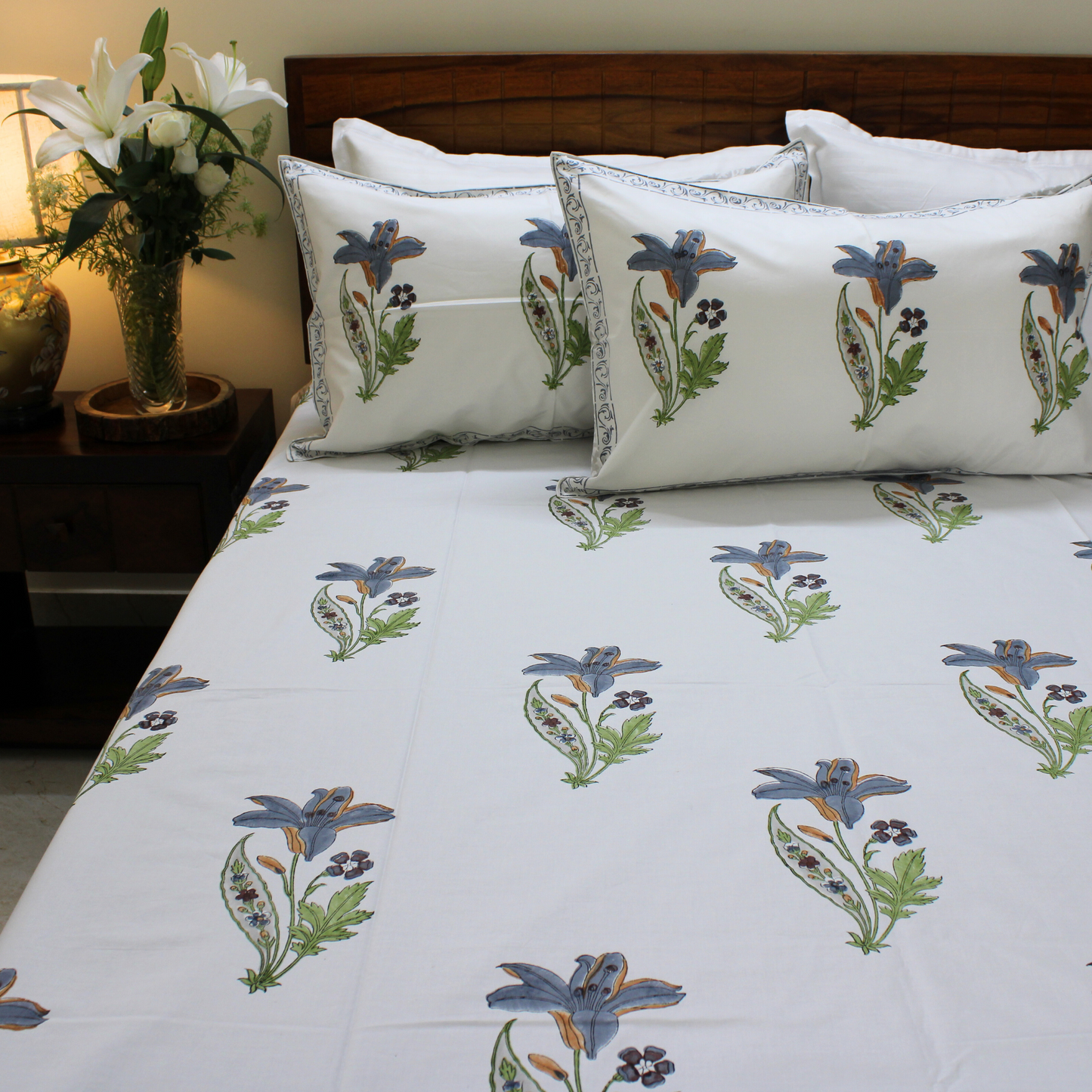 Anandbagh Handblock Bedsheet