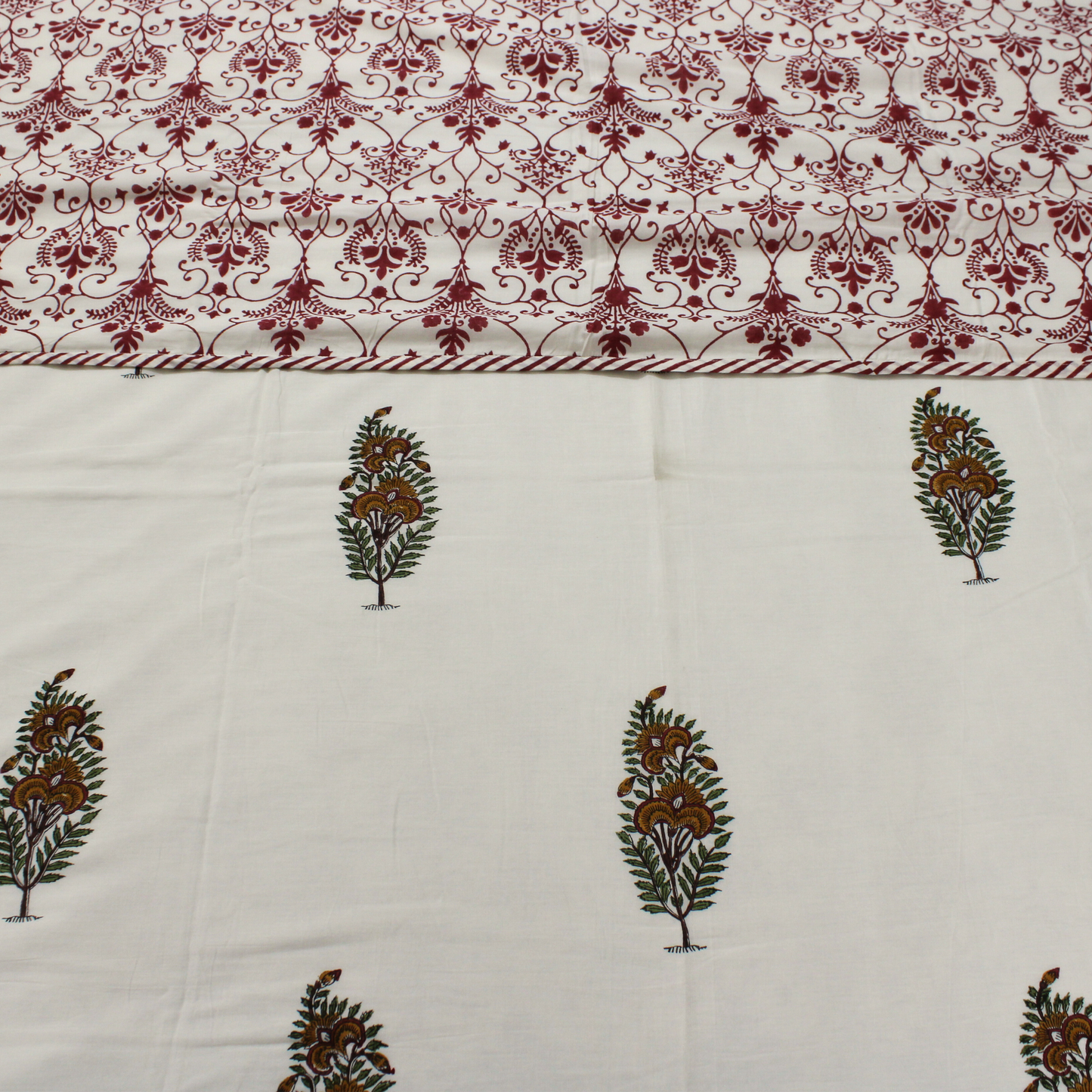 Anand Bagh Handblock-Muslin Dohar