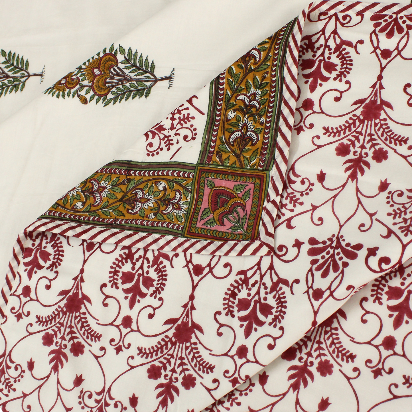 Anand Bagh Handblock-Muslin Dohar