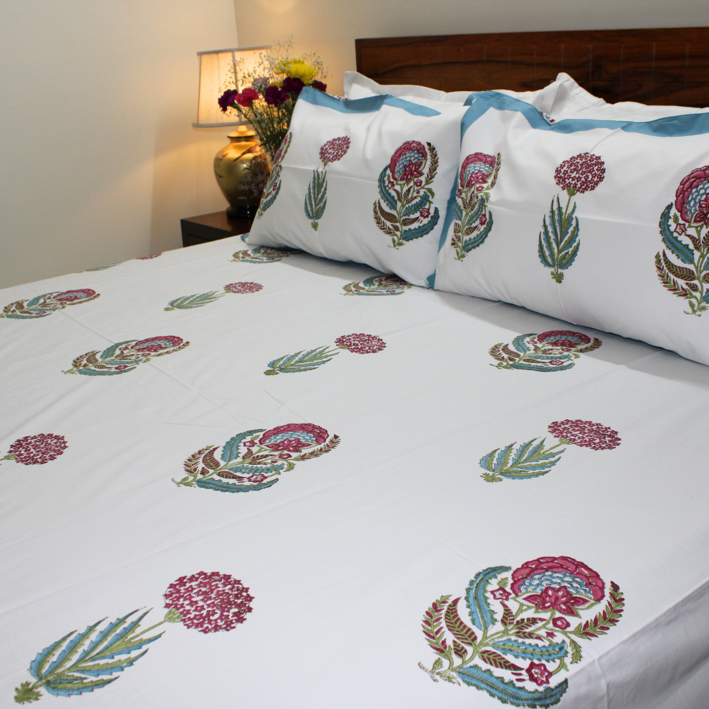 Anandbagh Handblock Bedsheet