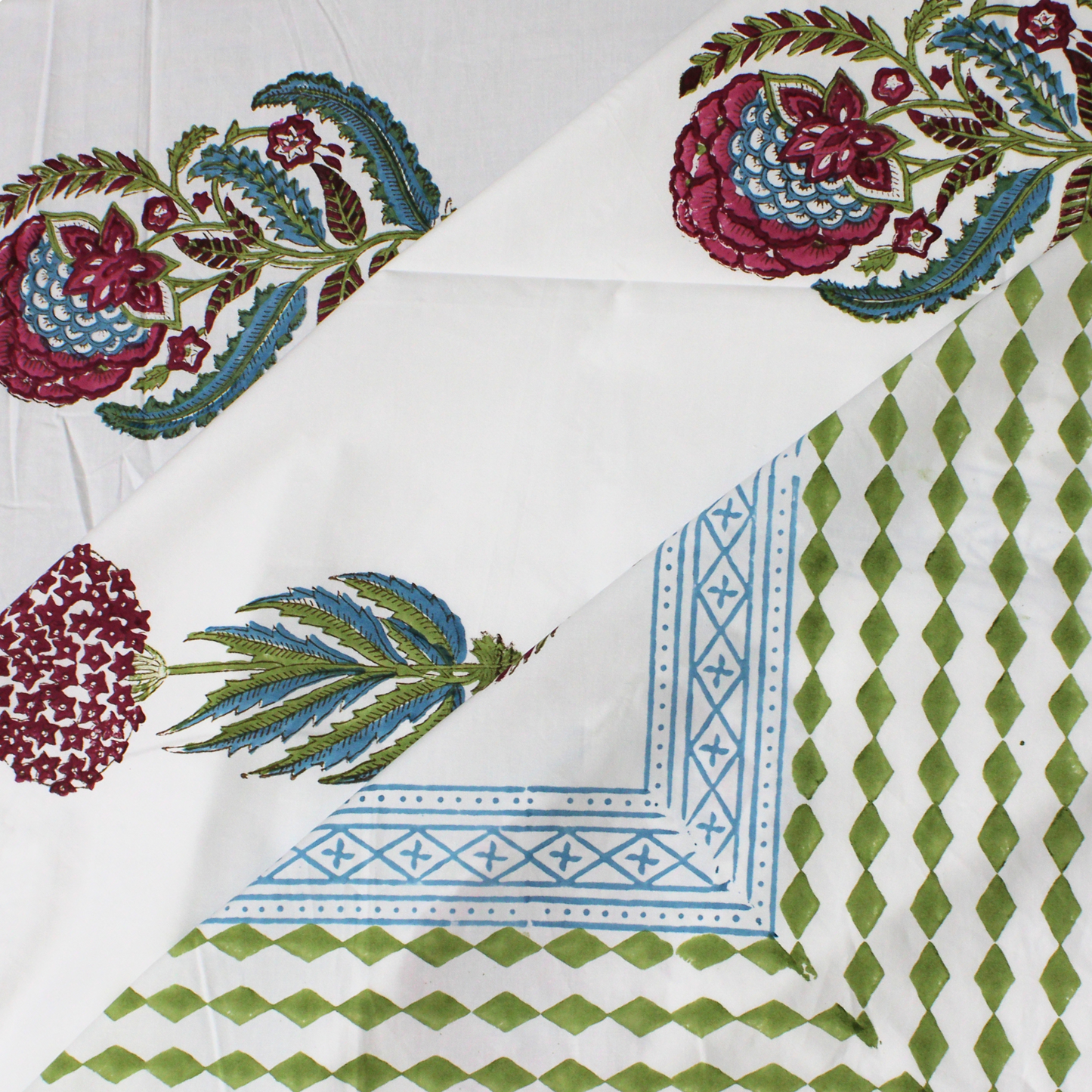 Anandbagh Handblock Bedsheet