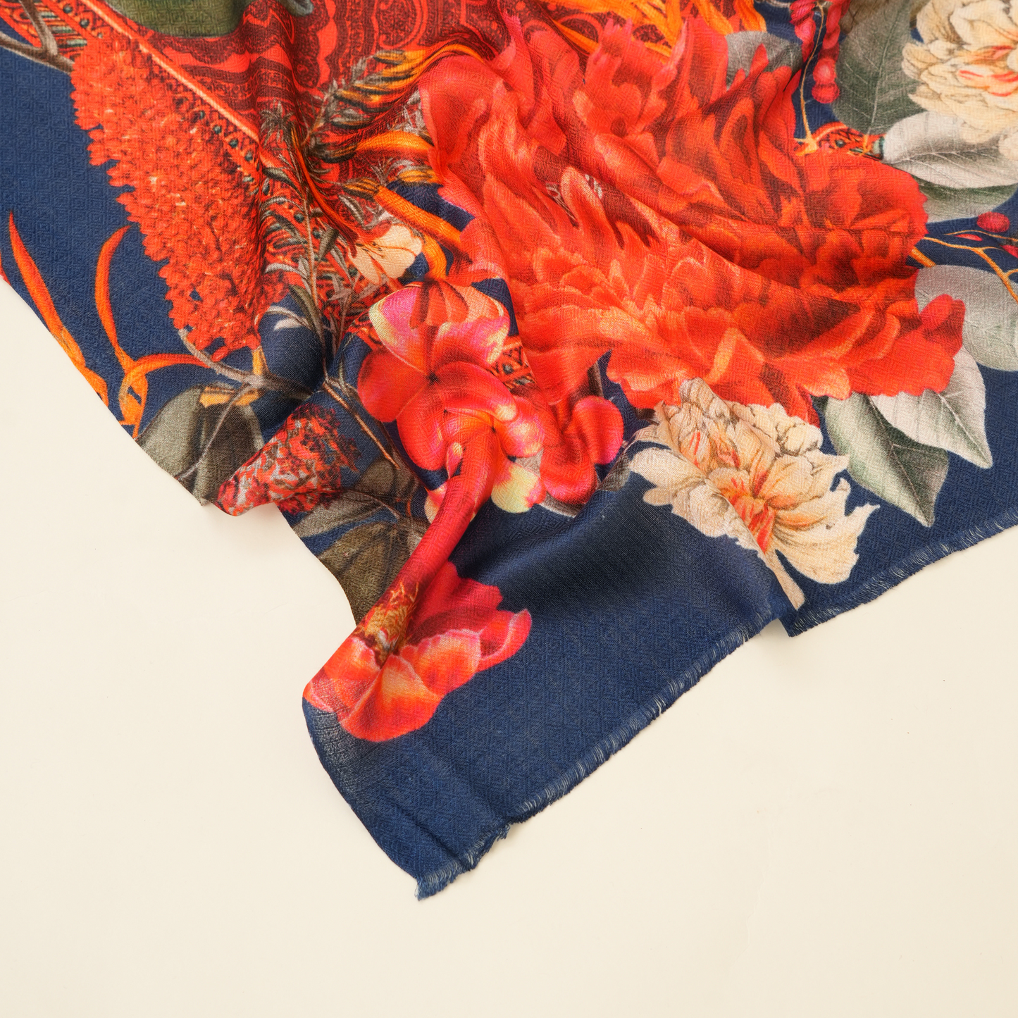 Midnight Bloom-Bamboo Modal Stole