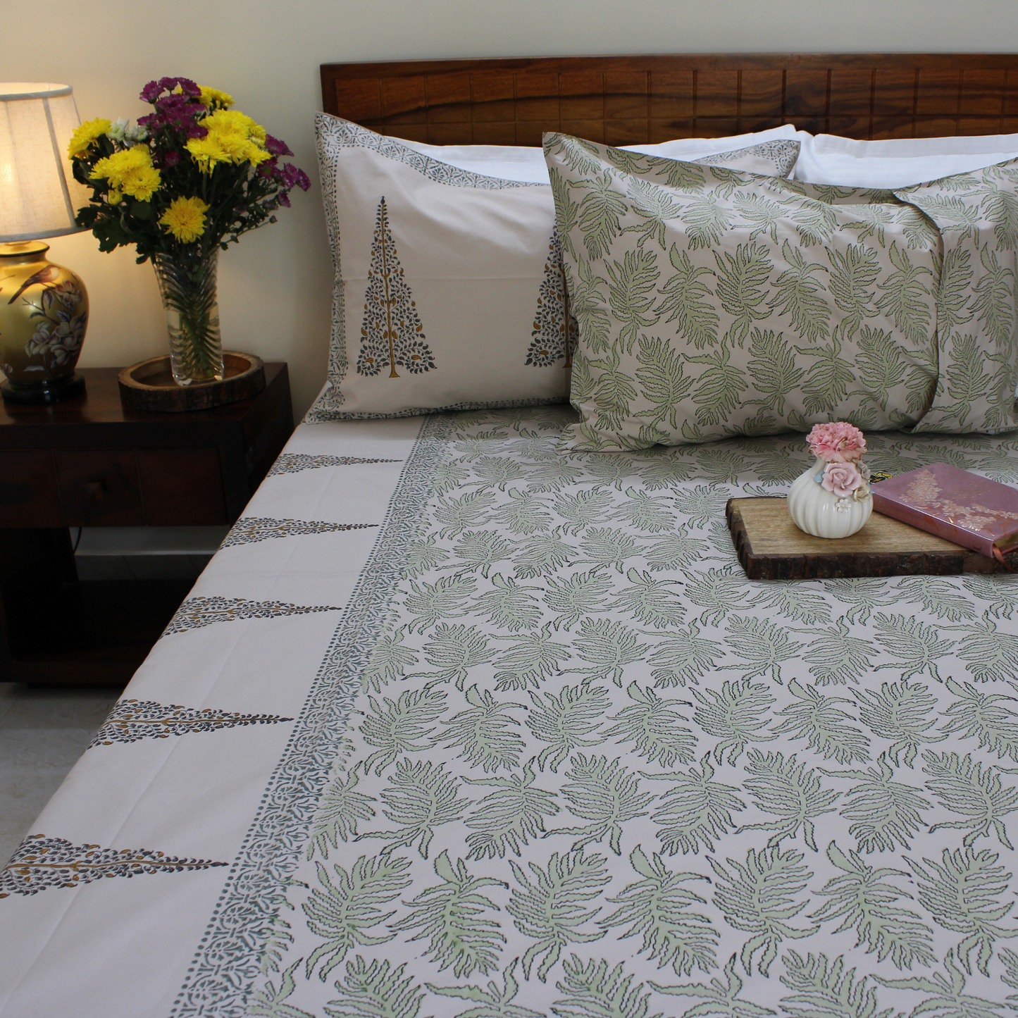 Anandbagh Handblock Bedsheet