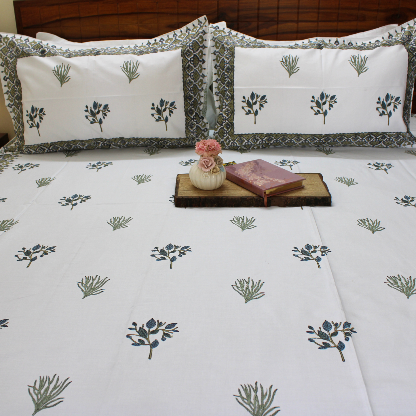 Anandbagh Handblock Bedsheet