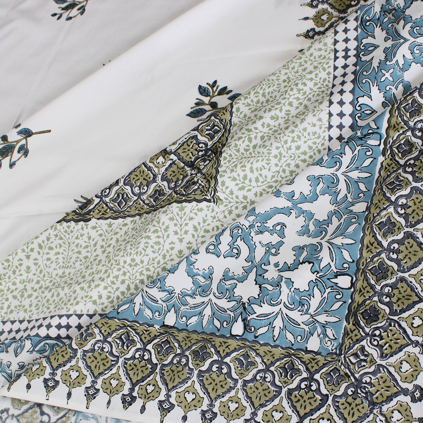 Anandbagh Handblock Bedsheet