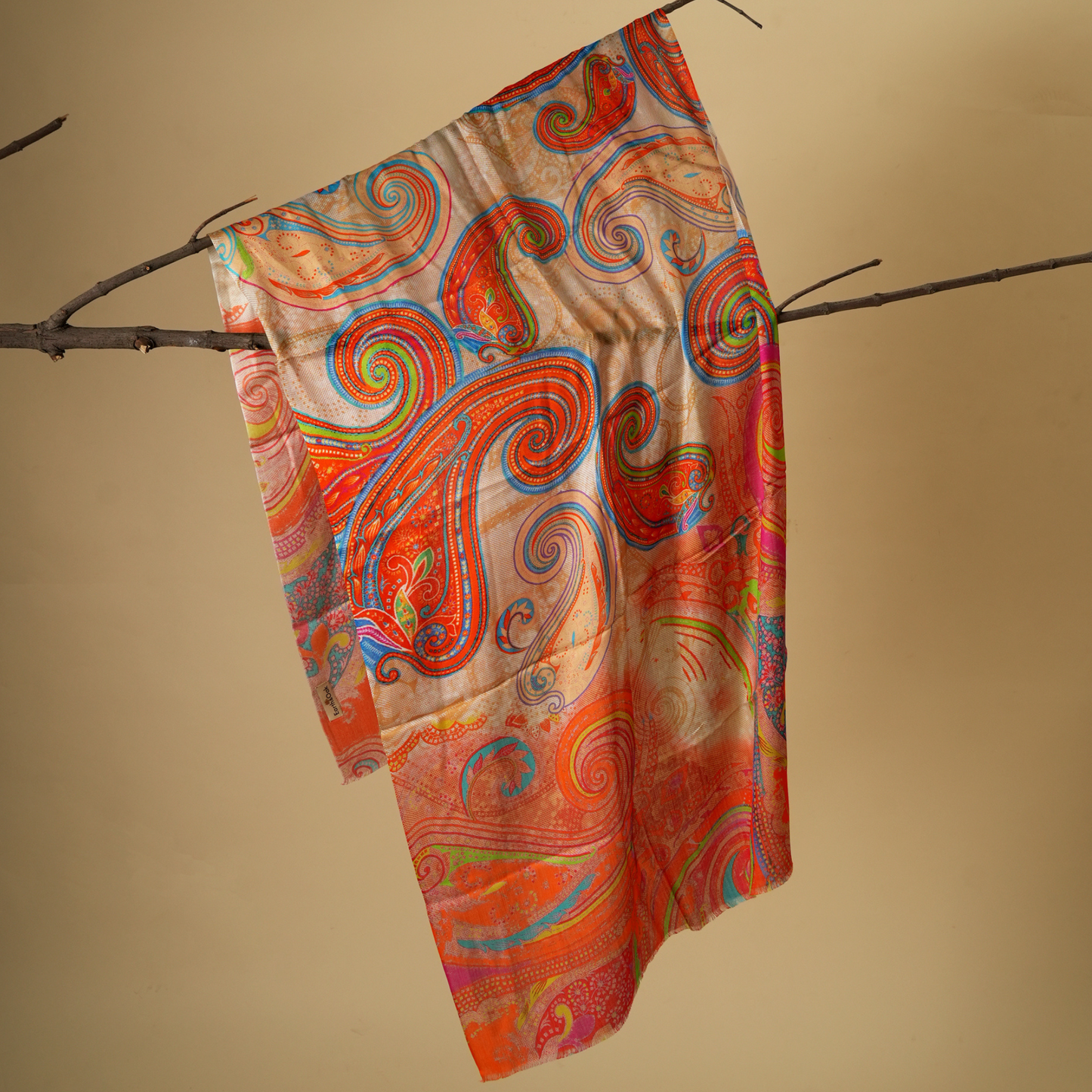 Paisley Mirage-Bamboo Modal Stole