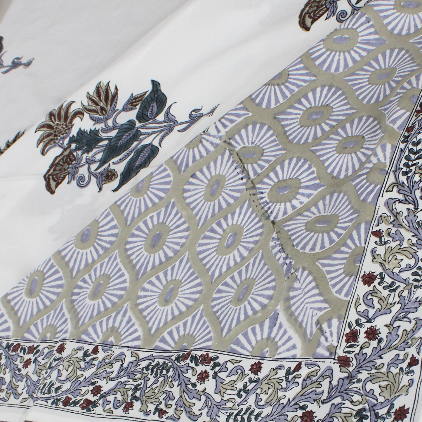 Anandbagh Handblock Bedsheet