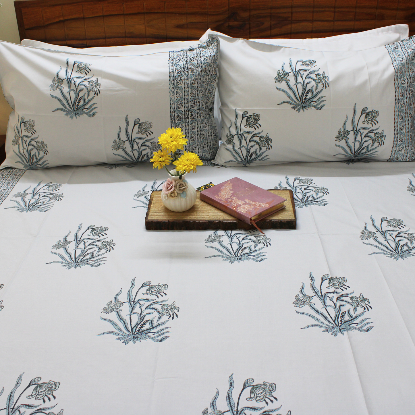 Anandbagh Handblock Bedsheet