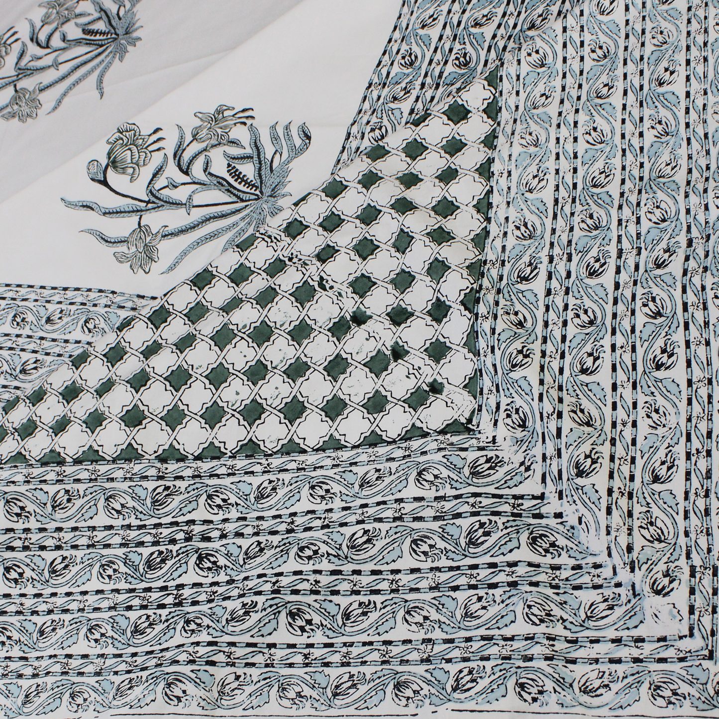 Anandbagh Handblock Bedsheet