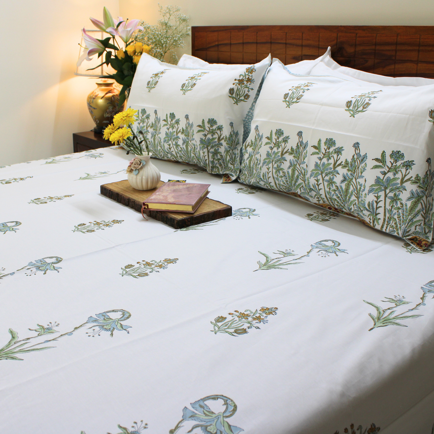Anandbagh Handblock Bedsheet