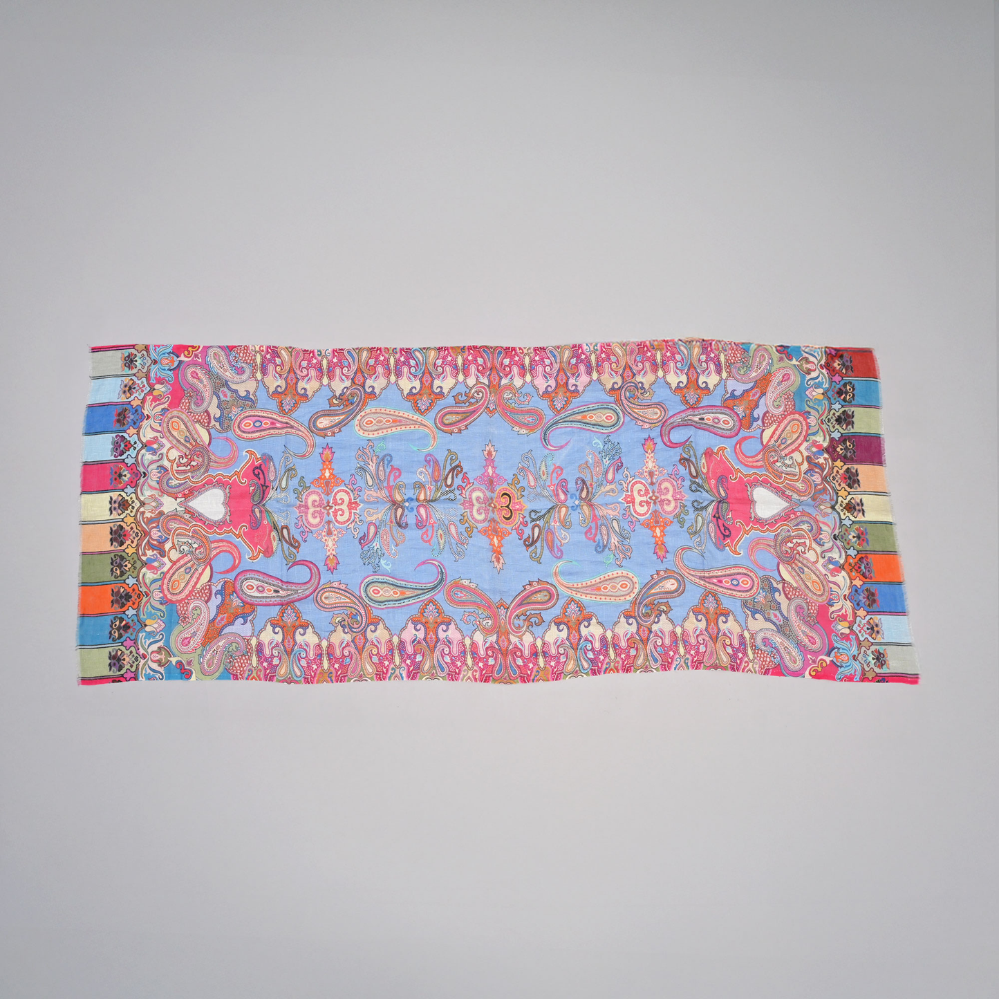 Boheme Paisley-Linen Stole