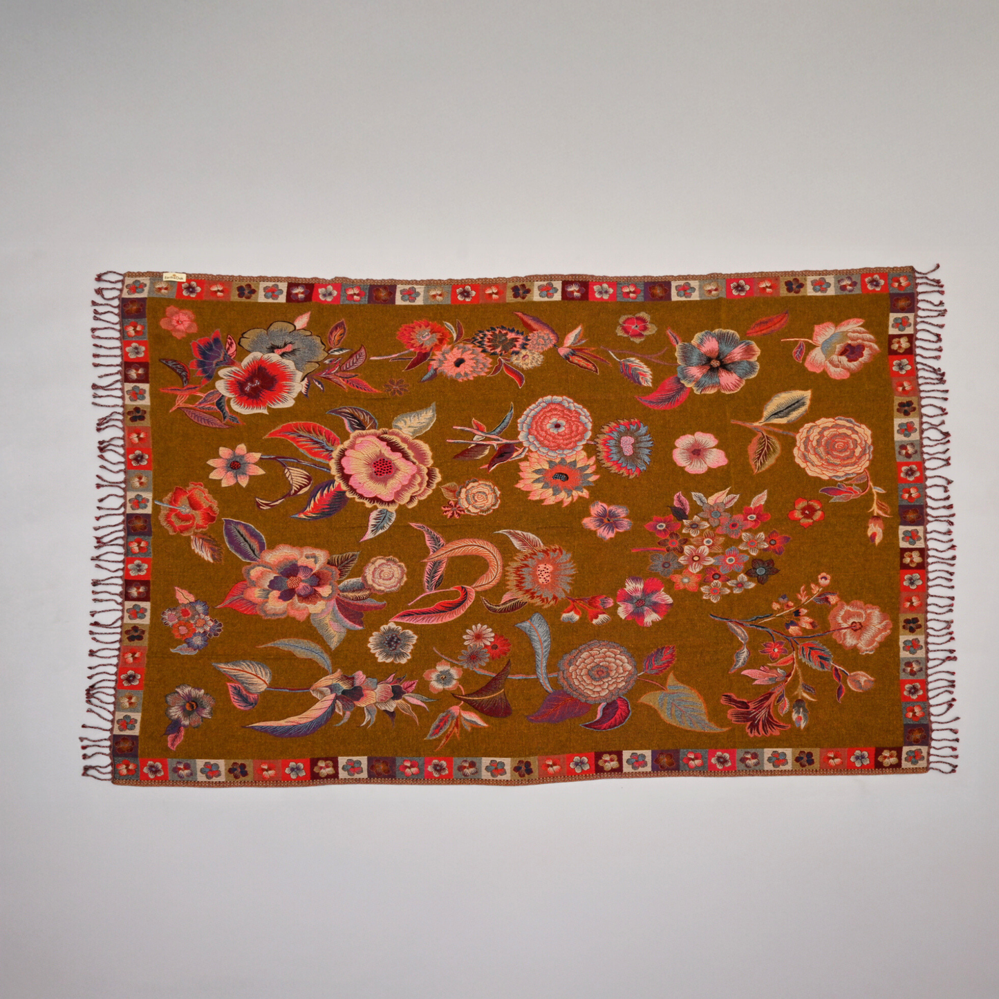 The Amber Bloom Throw