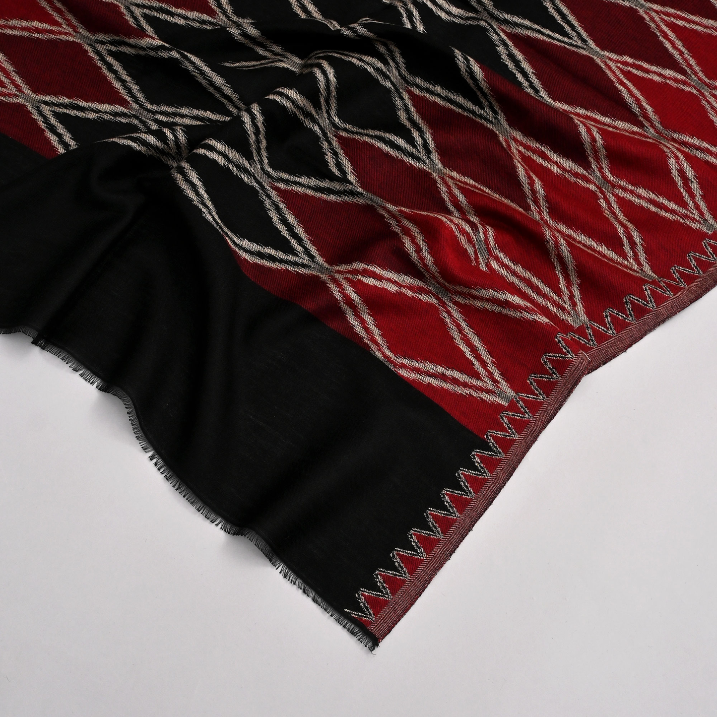 Ikkat Fine Wool Stole