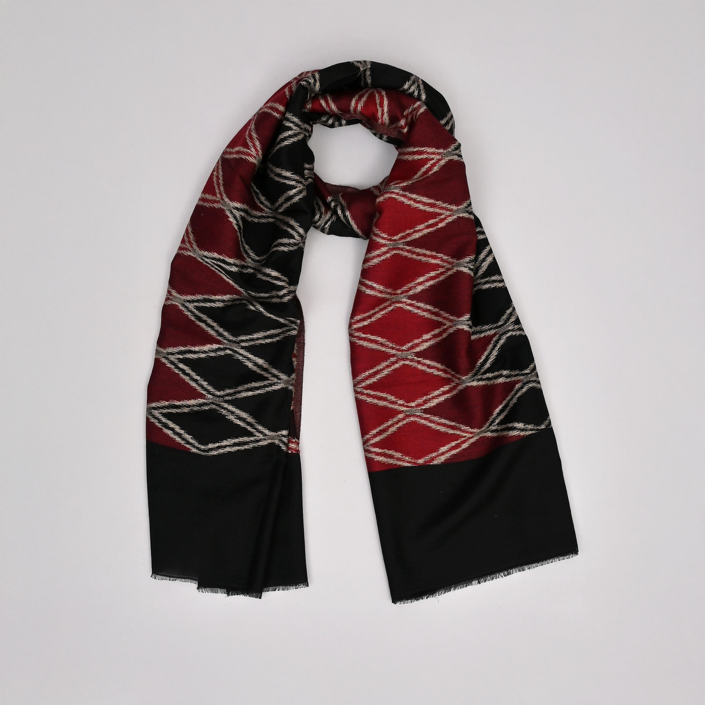 Ikkat Fine Wool Stole