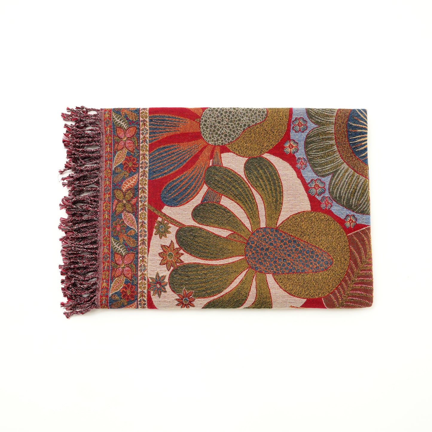 90% Cotton, 10% Wool, Exotic Opulence, Bohemian Elegance, Vibrant Warmth