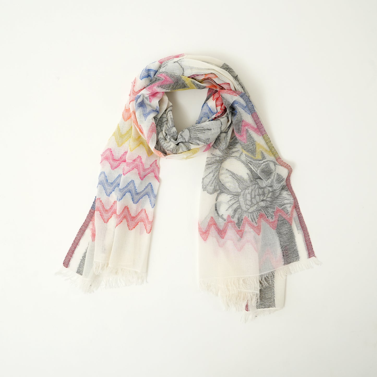 cotton silk stole by earthandoak