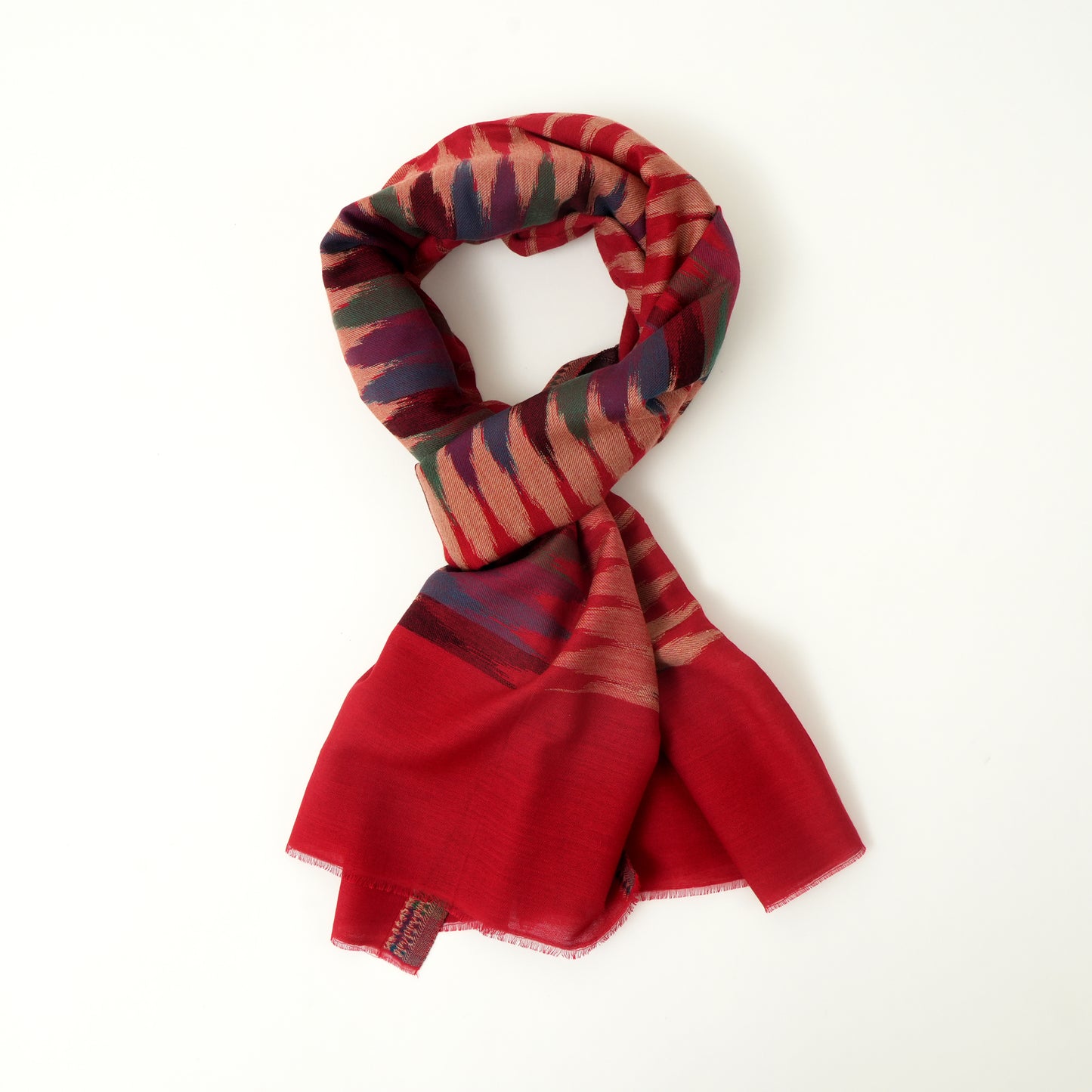 Ikkat Wool Stole