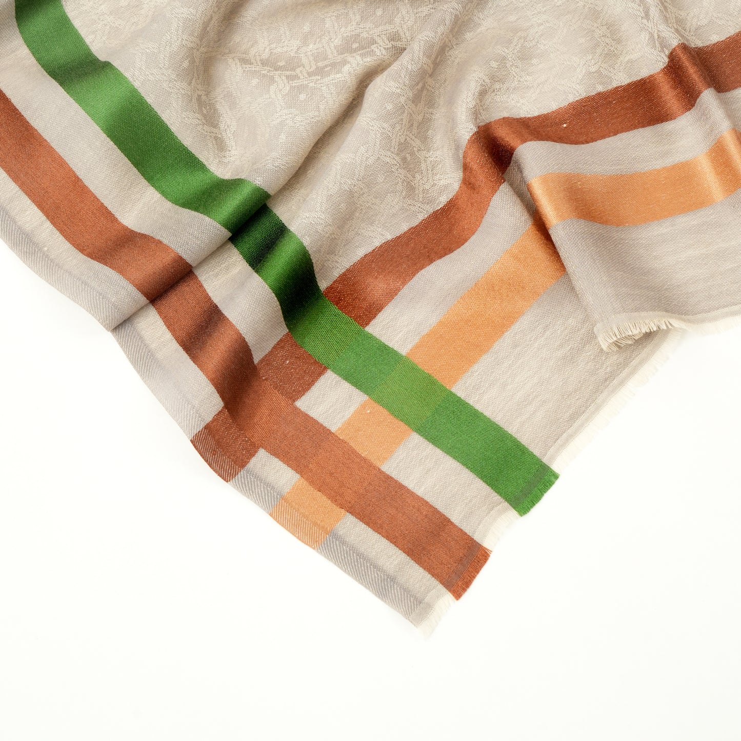Groove & Sand Wool Silk Stole