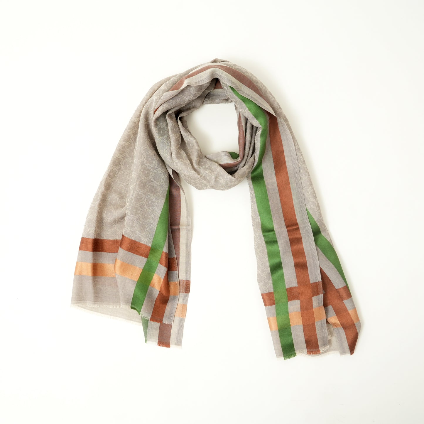 Groove & Sand Wool Silk Stole