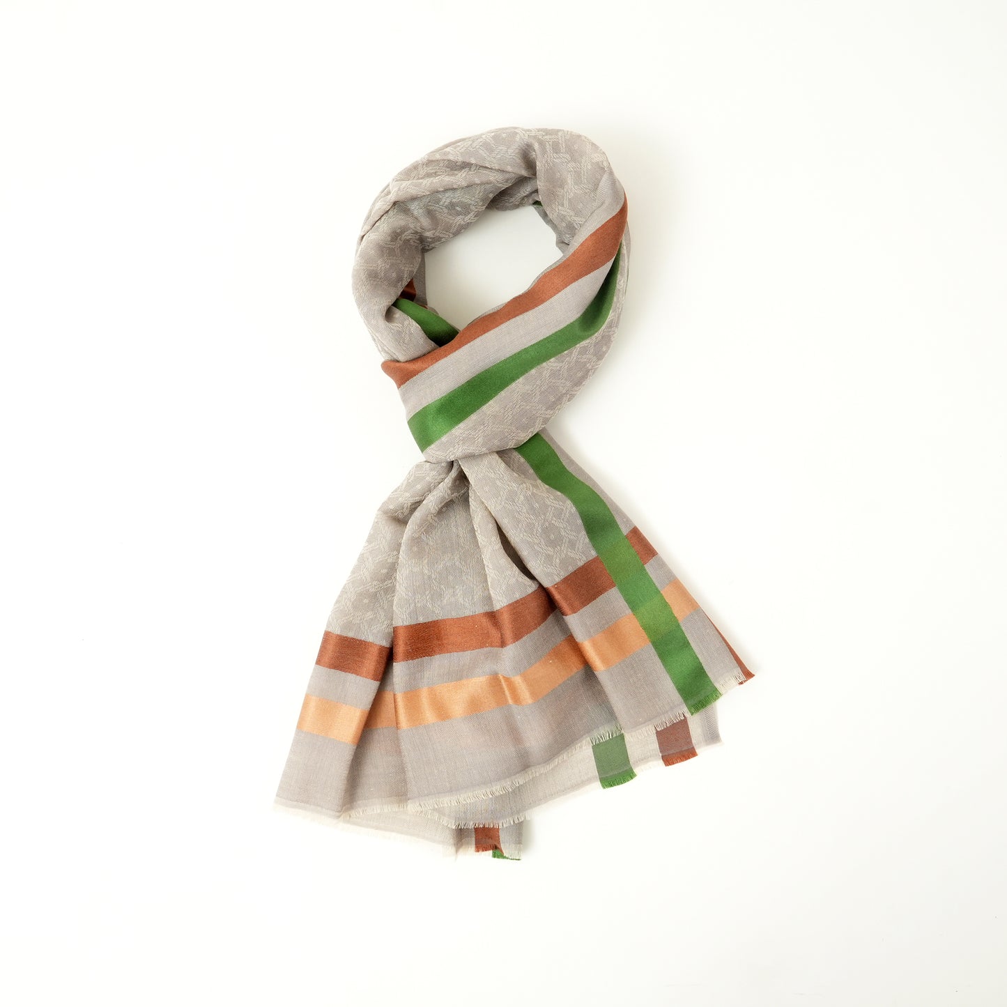 Groove & Sand Wool Silk Stole