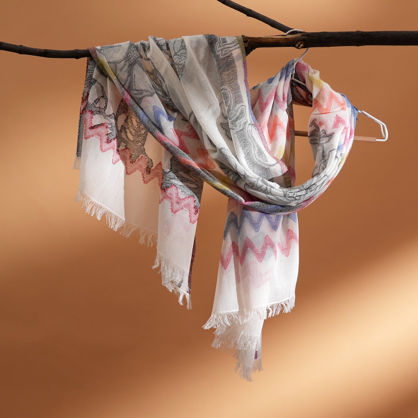 Ember & Petal Cotton Silk Stole