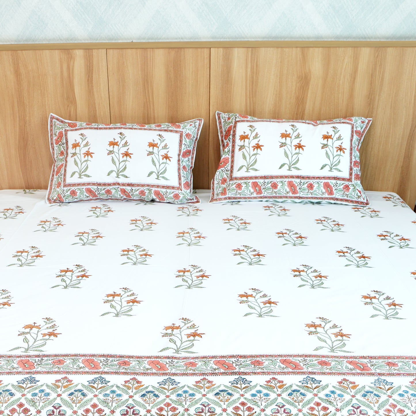 AnandBagh Handblock Bedsheet