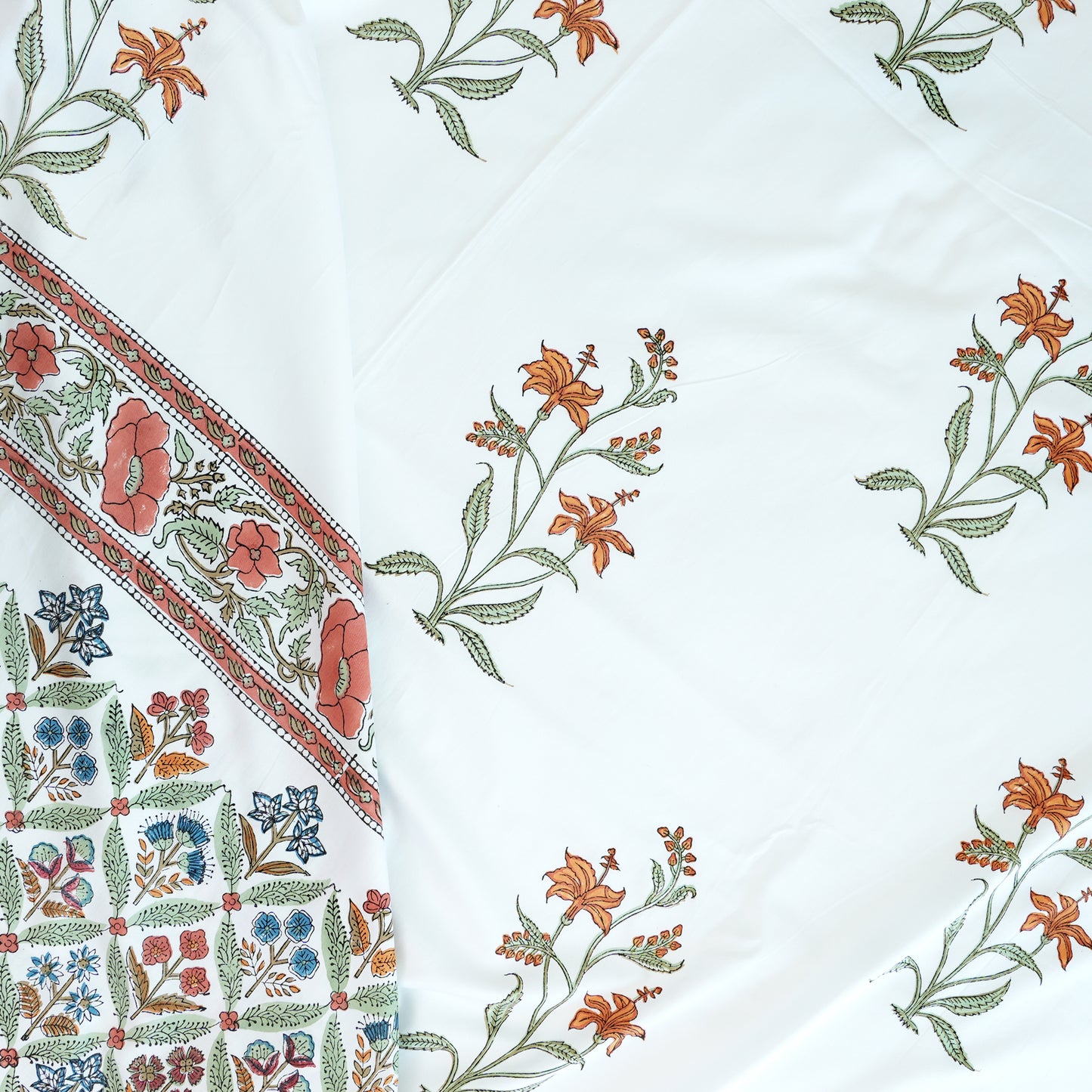 AnandBagh Handblock Bedsheet