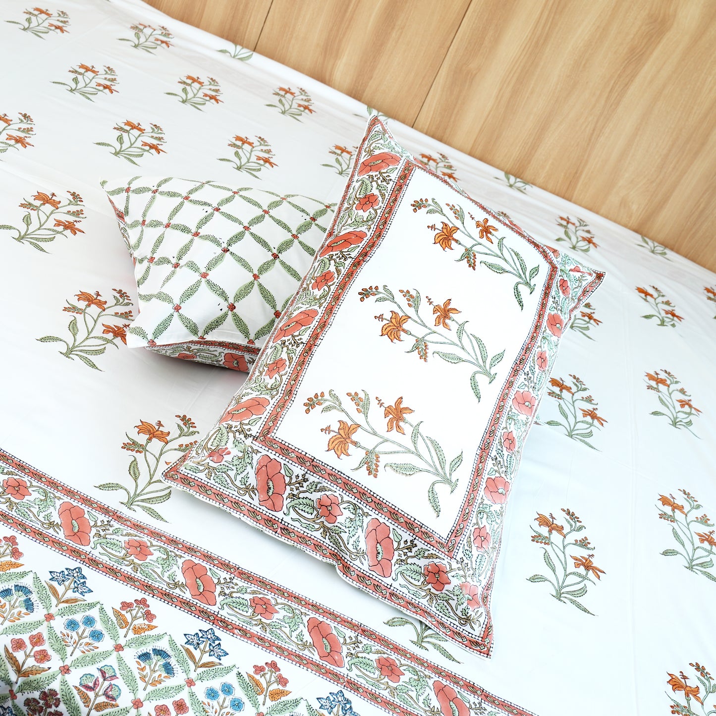 AnandBagh Handblock Bedsheet