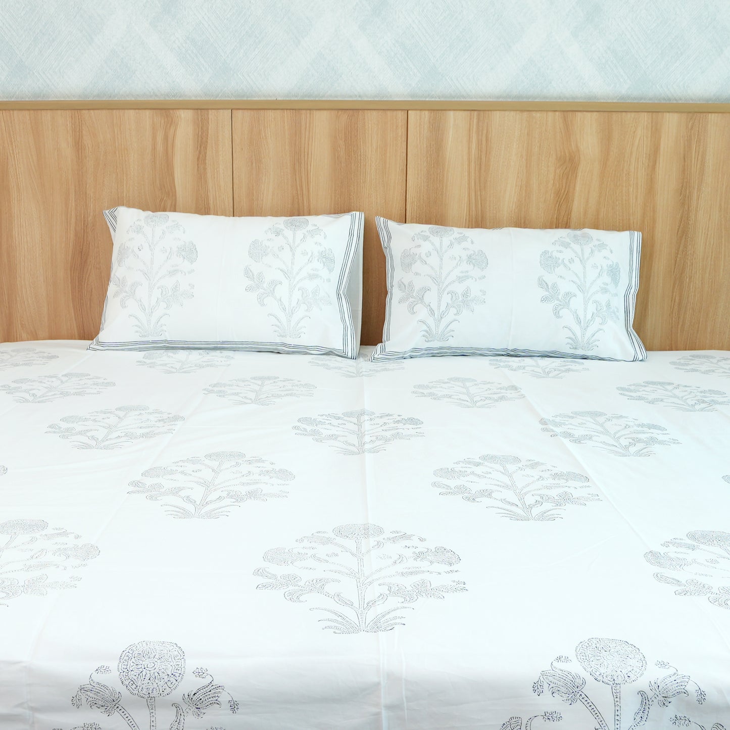 Handblock Bedsheet by earthandoak