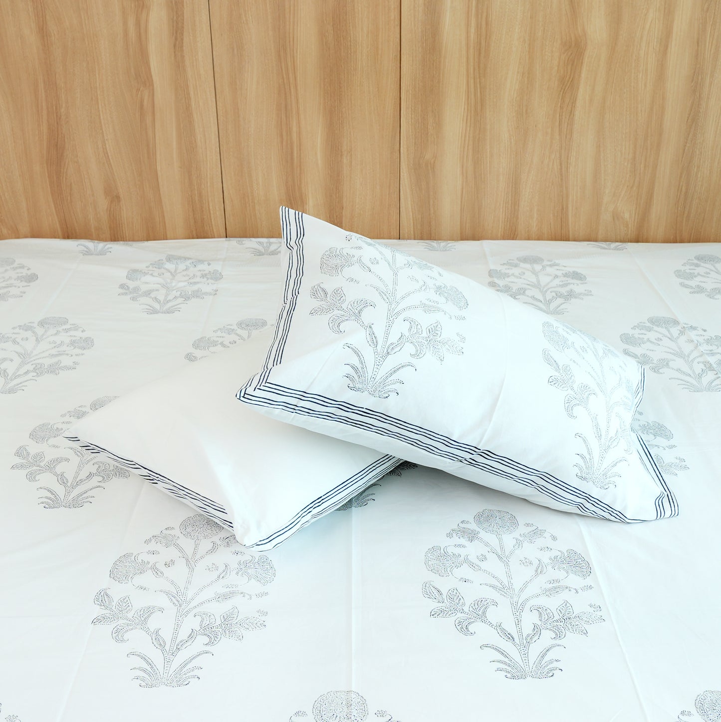 Chinar Bagh Handblock Bedsheet