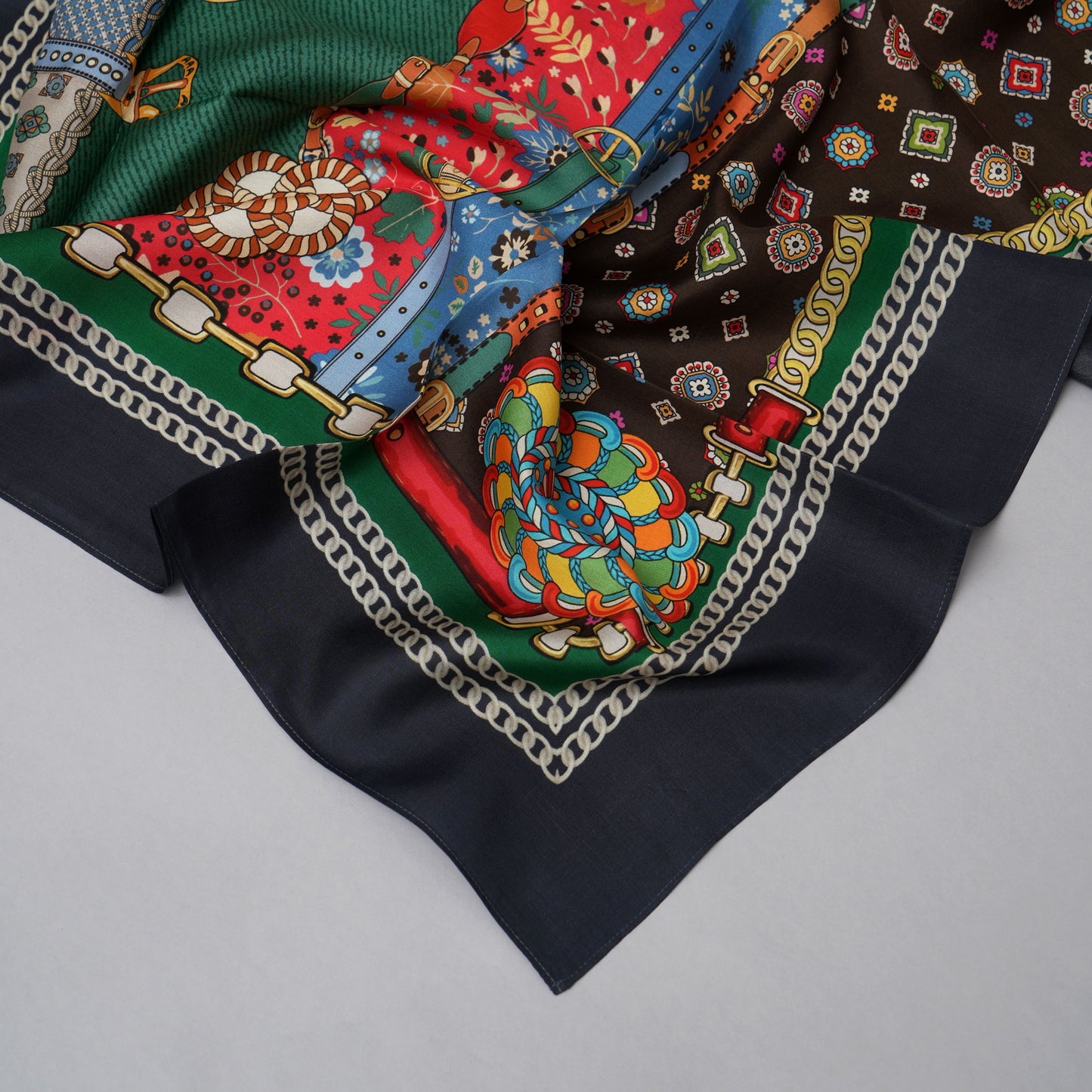 Saddle & Silk Collection- Silk Scarf